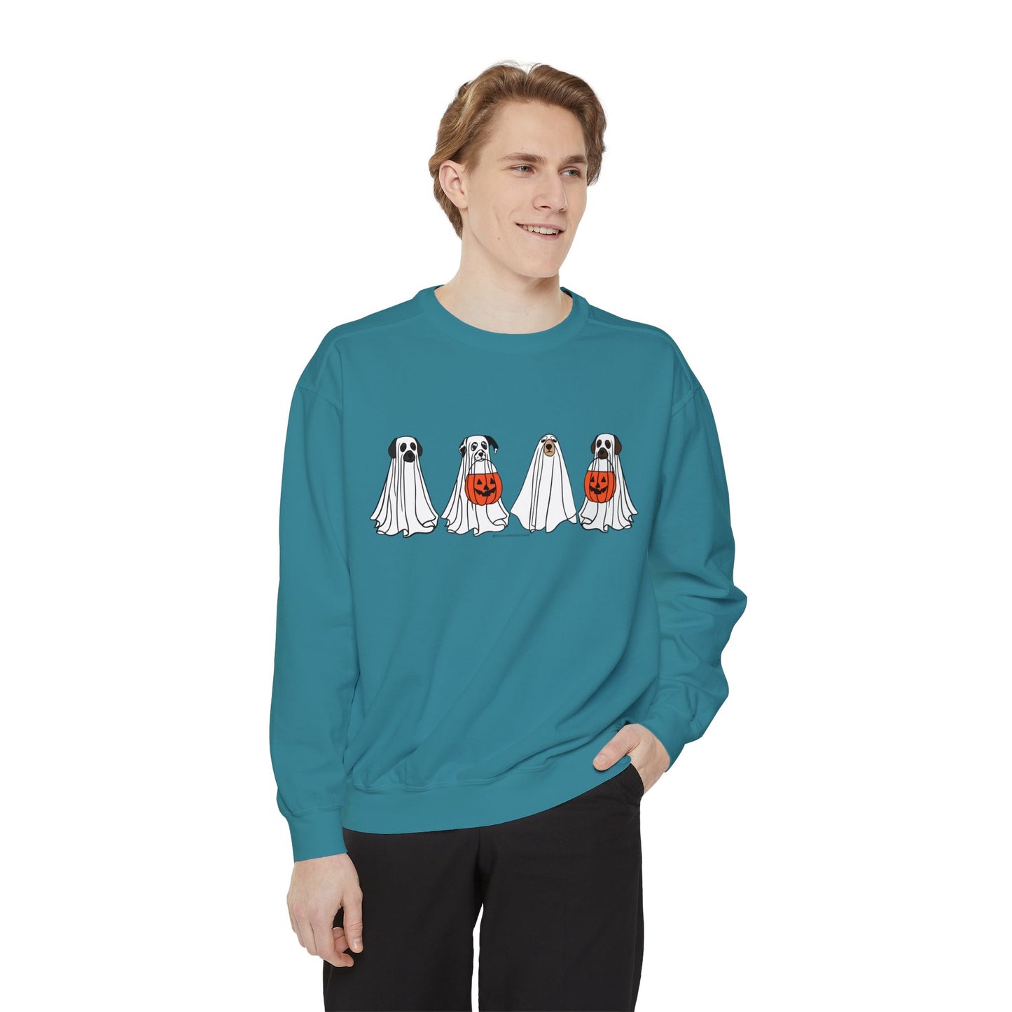 Spooky Rocco and Friends Comfort Colors Sweatshirt