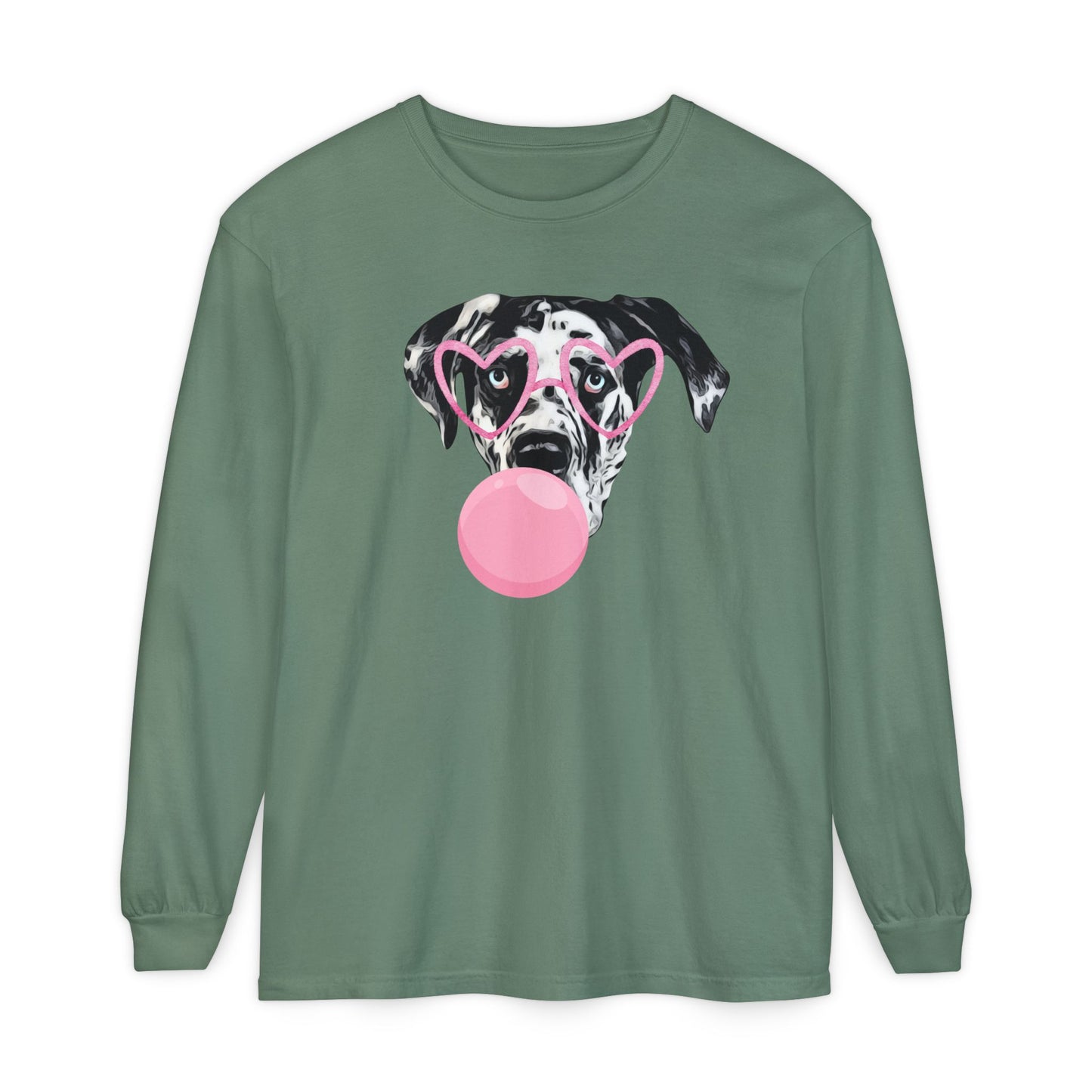 Bubblegum Rocco Comfort Colors Long Sleeve T-Shirt