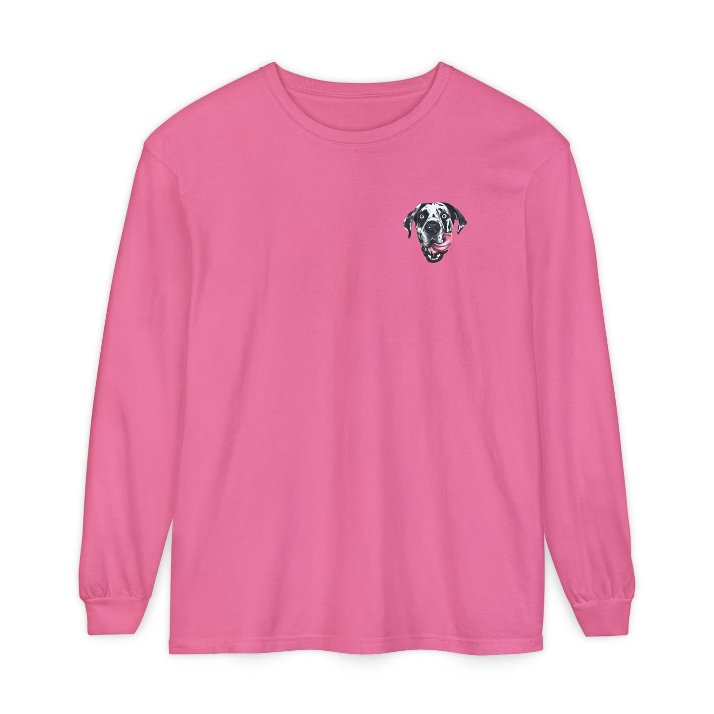 Rocco Head Comfort Colors Long Sleeve T-Shirt