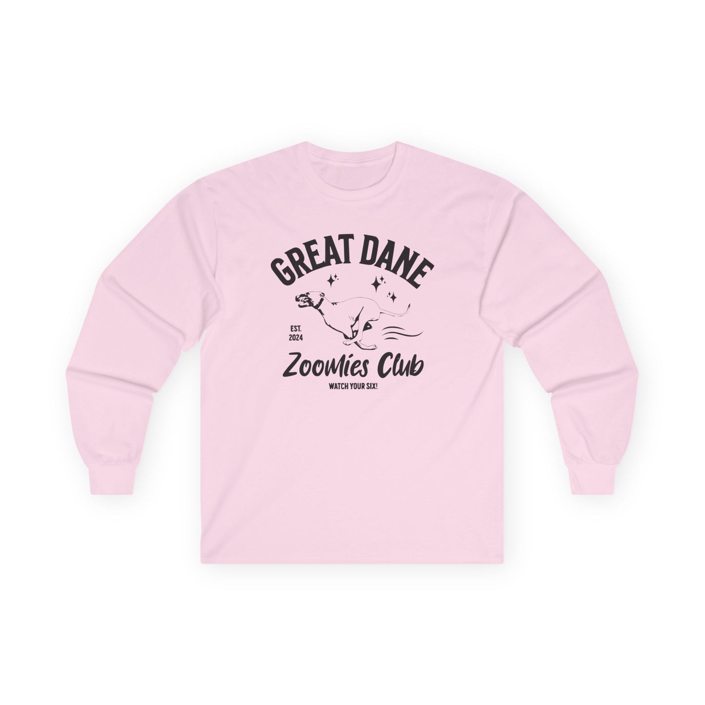 Zoomies Club Cotton Long Sleeve Tee