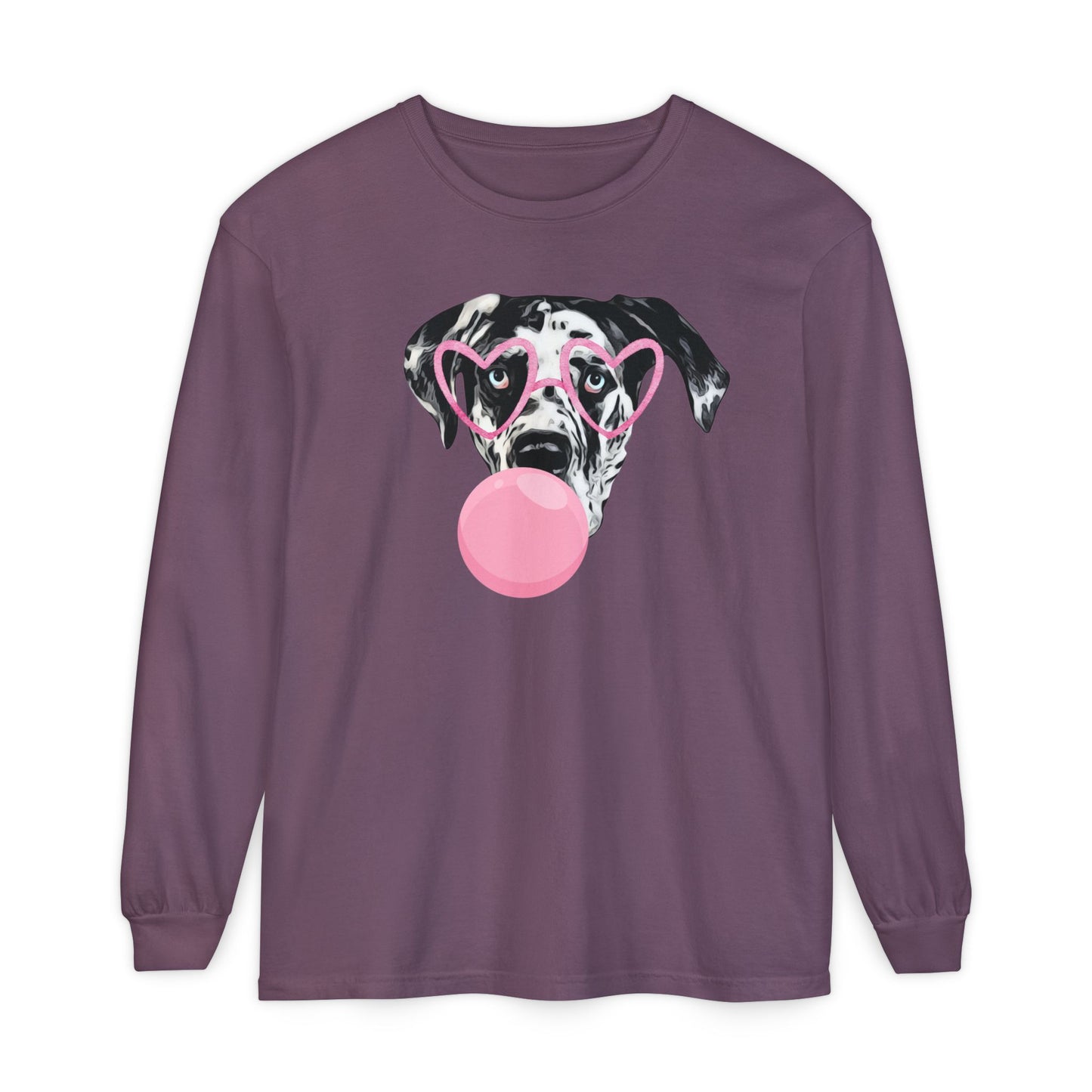 Bubblegum Rocco Comfort Colors Long Sleeve T-Shirt