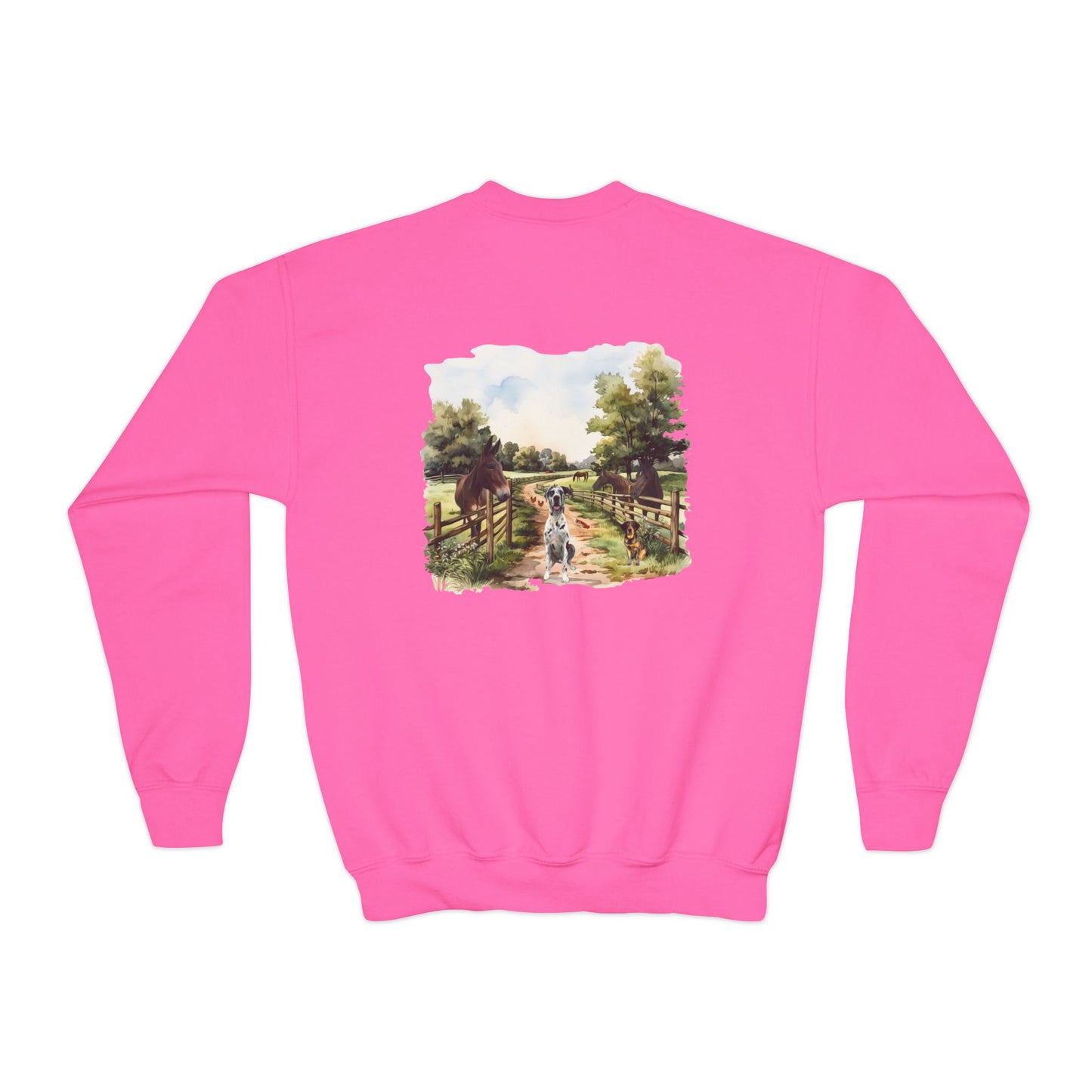 Rocco and Fam Youth Crewneck Sweatshirt