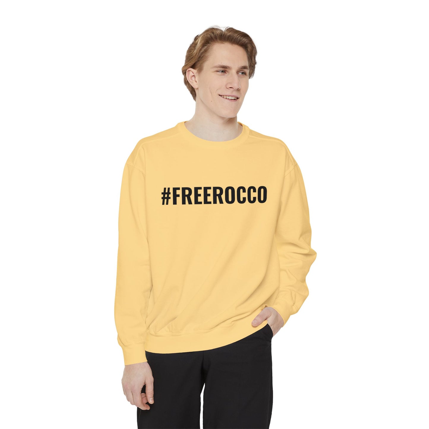#FreeRocco Comfort Colors Sweatshirt