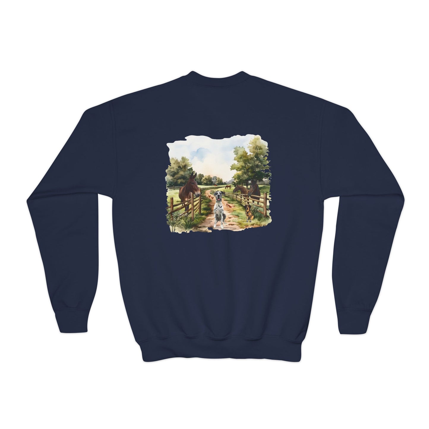 Rocco and Fam Youth Crewneck Sweatshirt