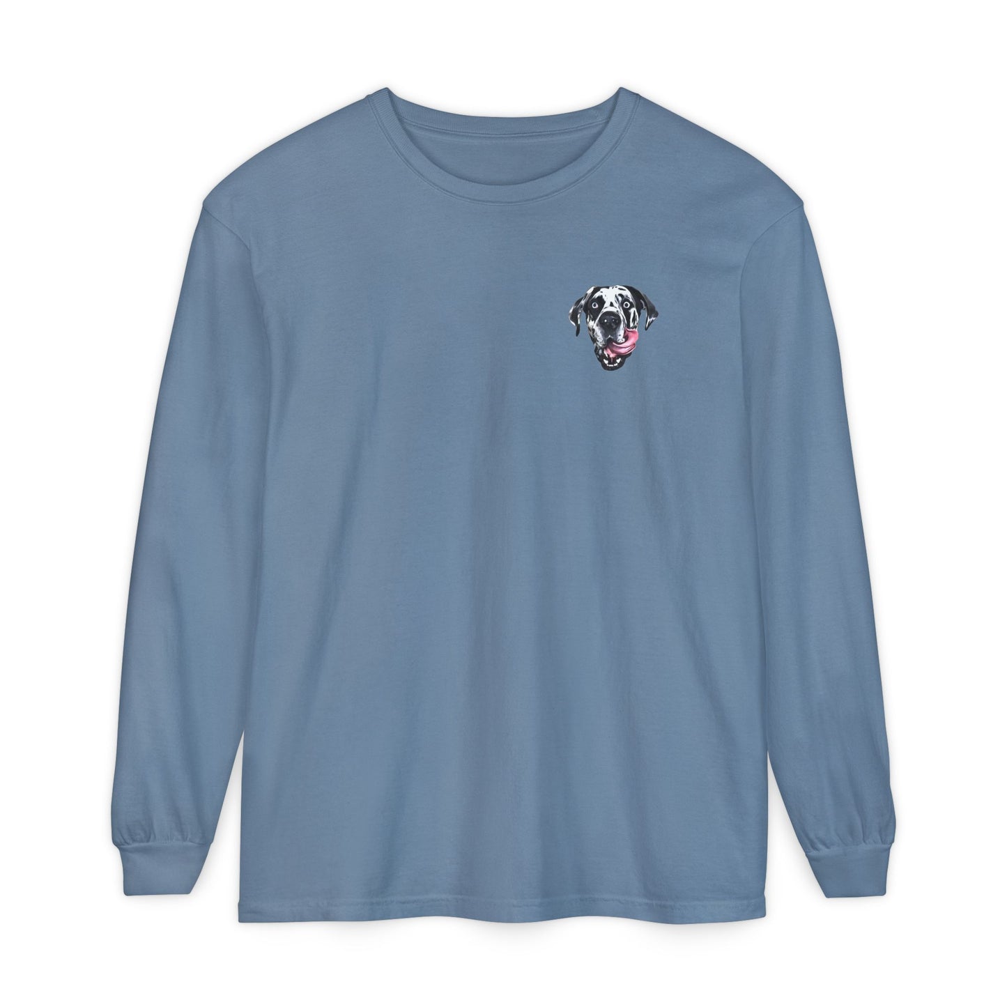Rocco Head Comfort Colors Long Sleeve T-Shirt