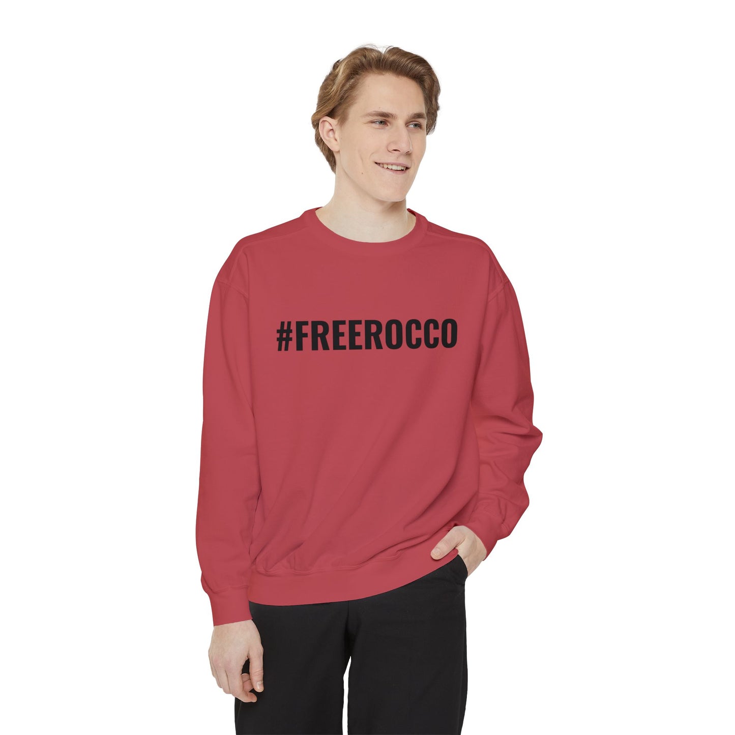 #FreeRocco Comfort Colors Sweatshirt