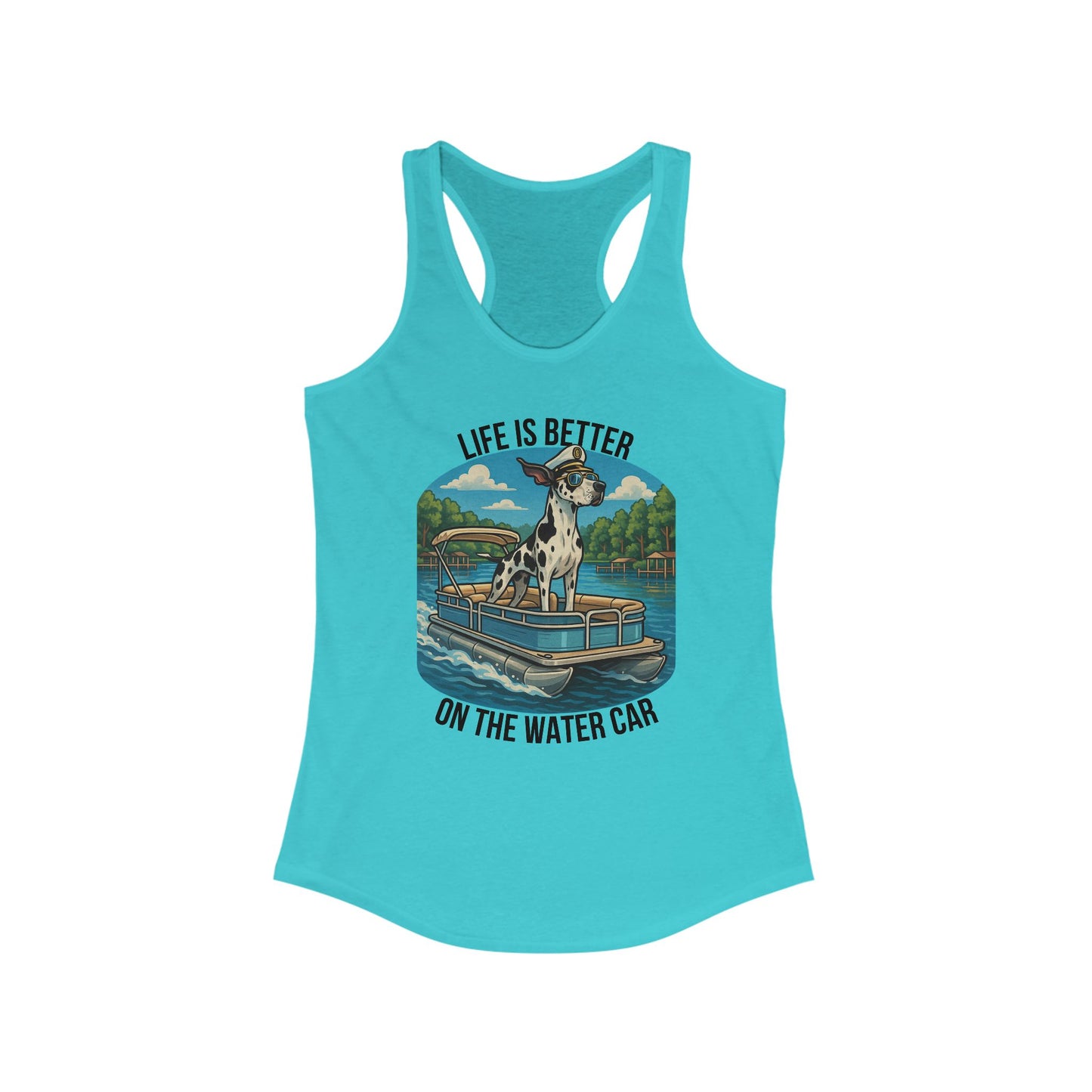 Water Car Women's Racerback Tank