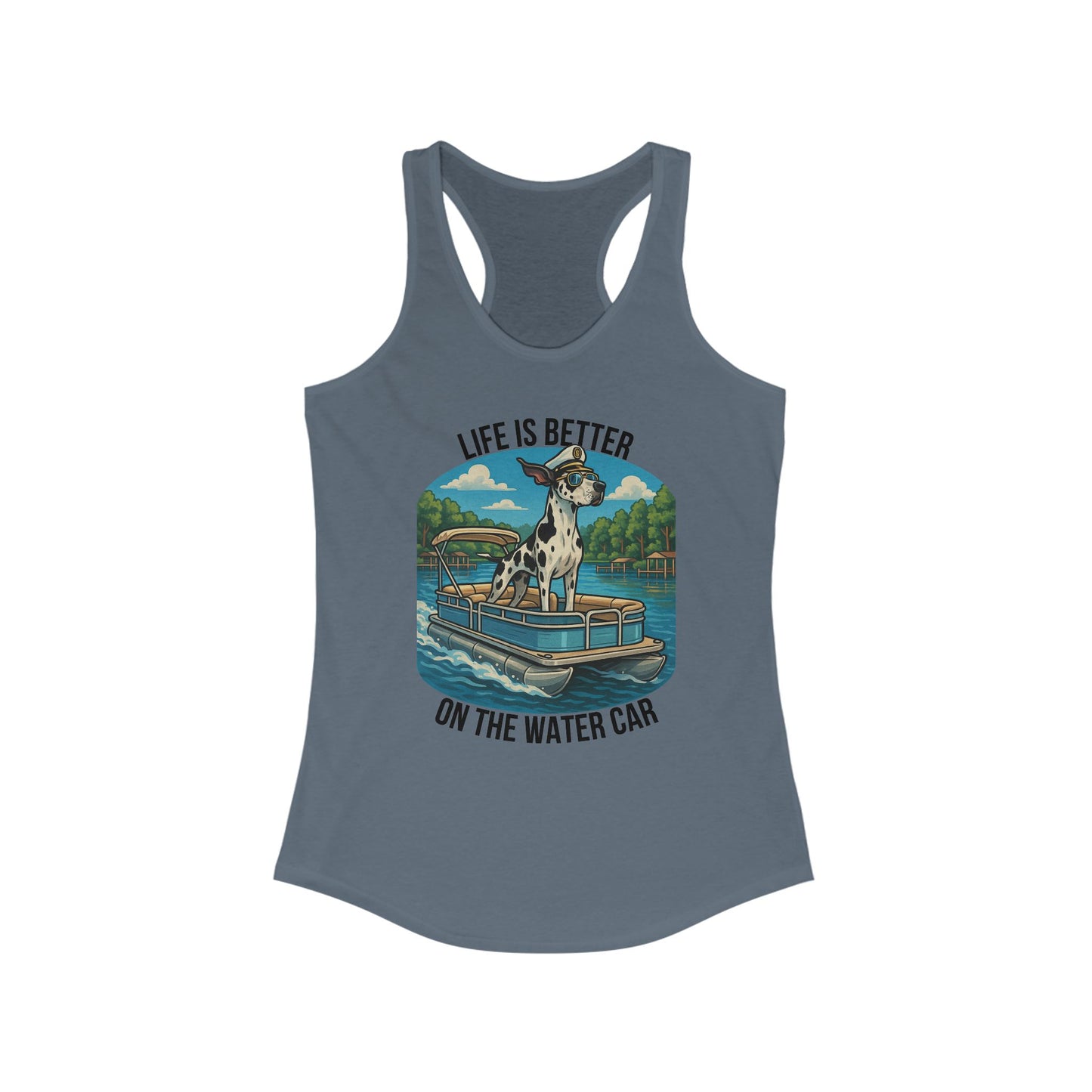 Water Car Women's Racerback Tank