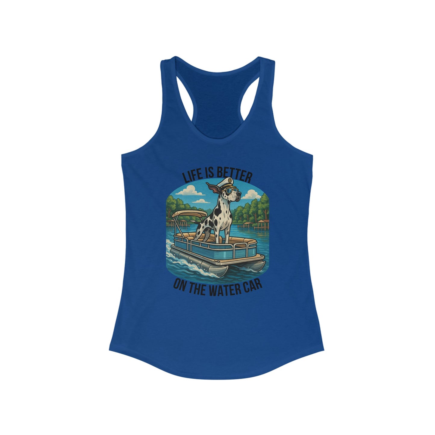Water Car Women's Racerback Tank