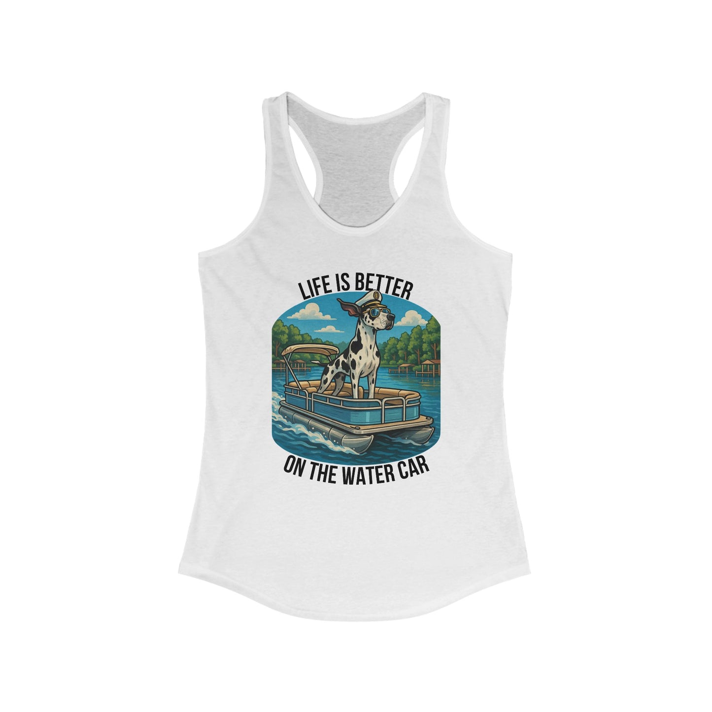 Water Car Women's Racerback Tank