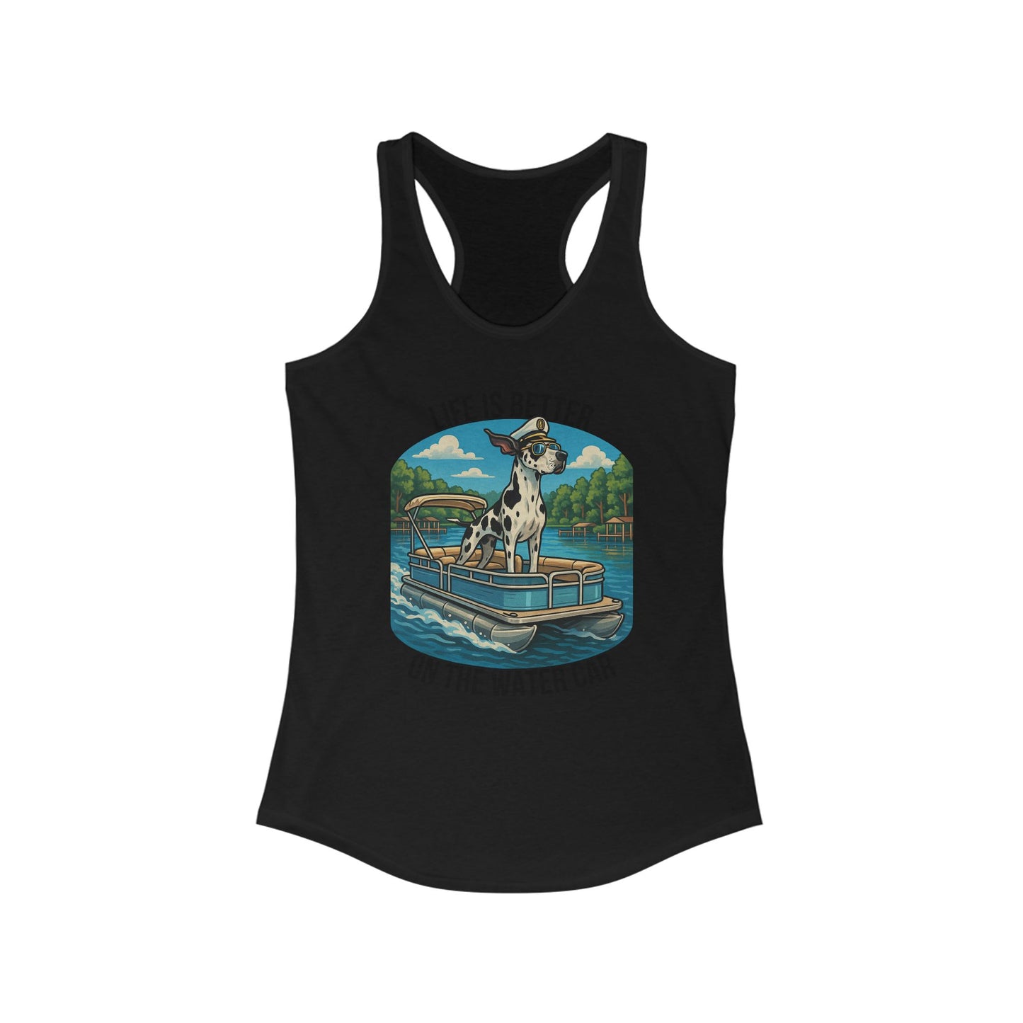 Water Car Women's Racerback Tank