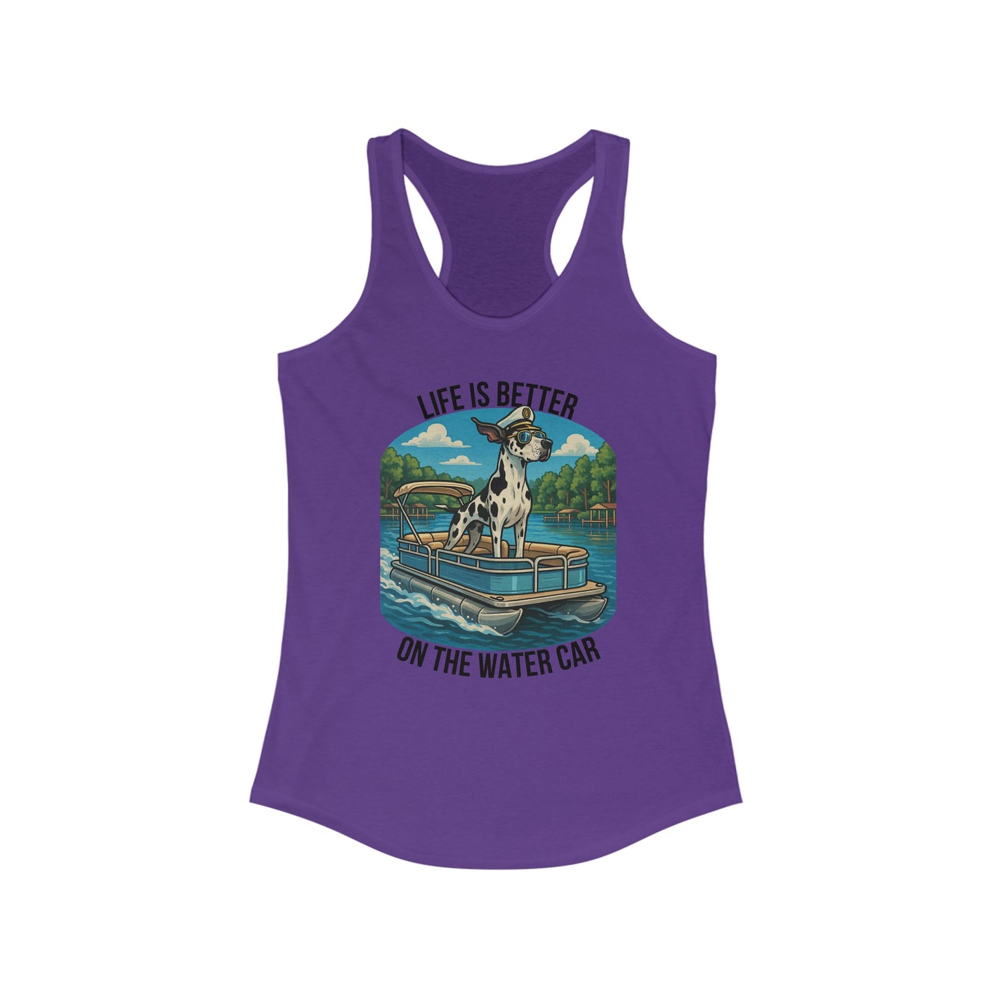 Water Car Women's Racerback Tank