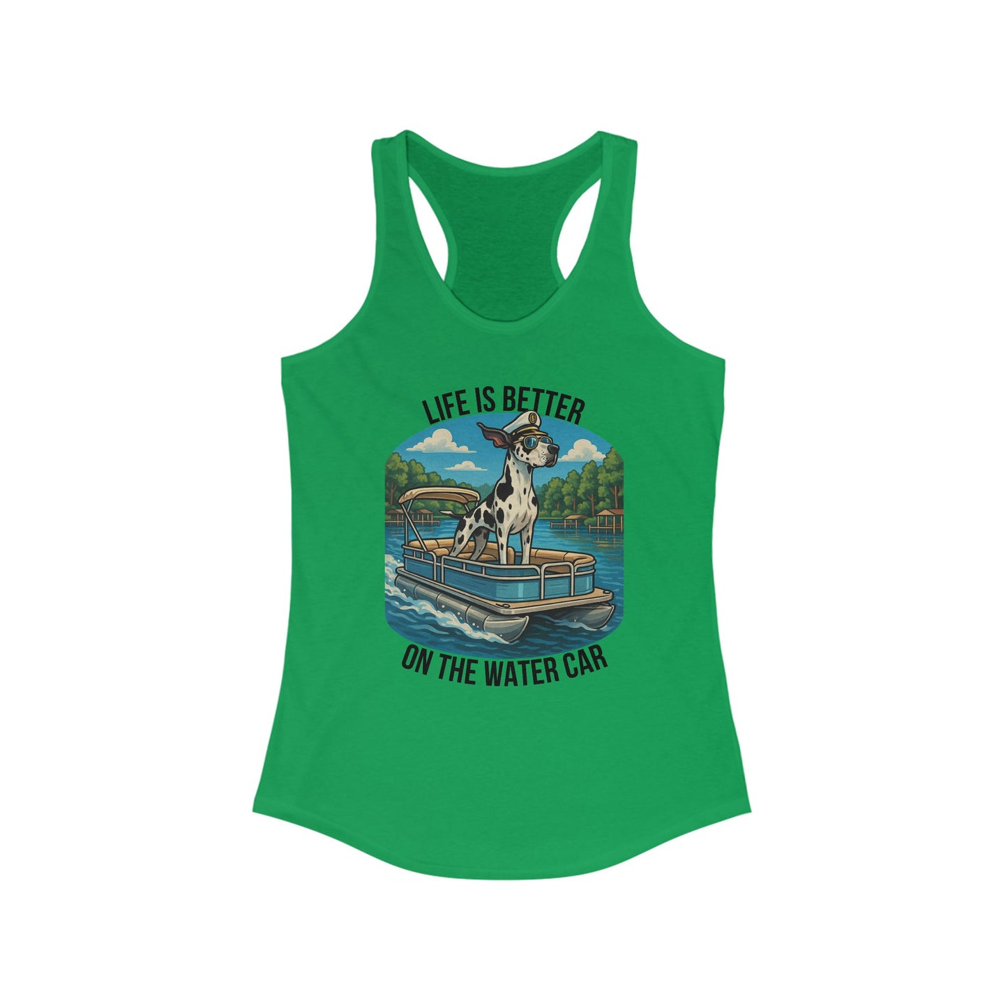 Water Car Women's Racerback Tank