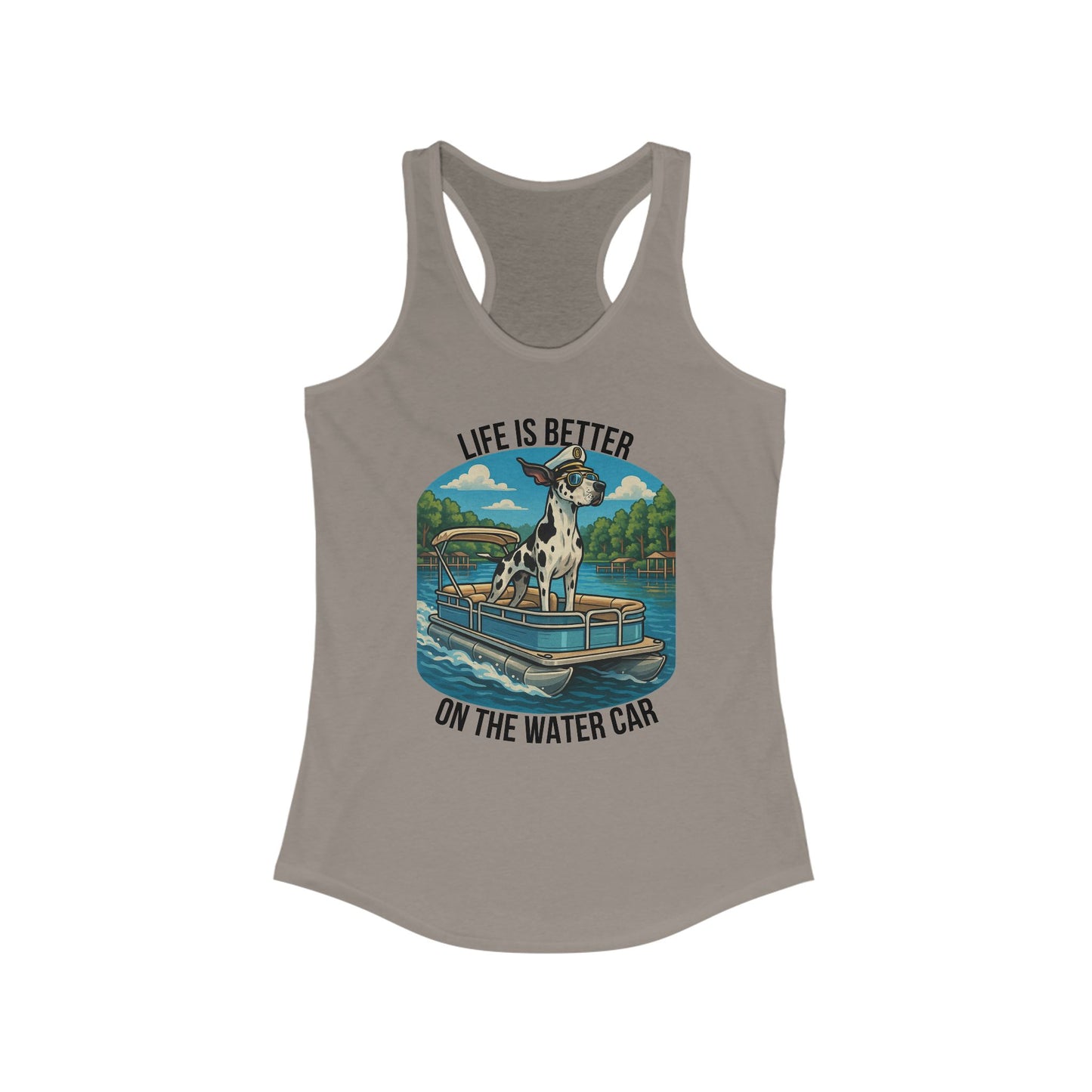Water Car Women's Racerback Tank
