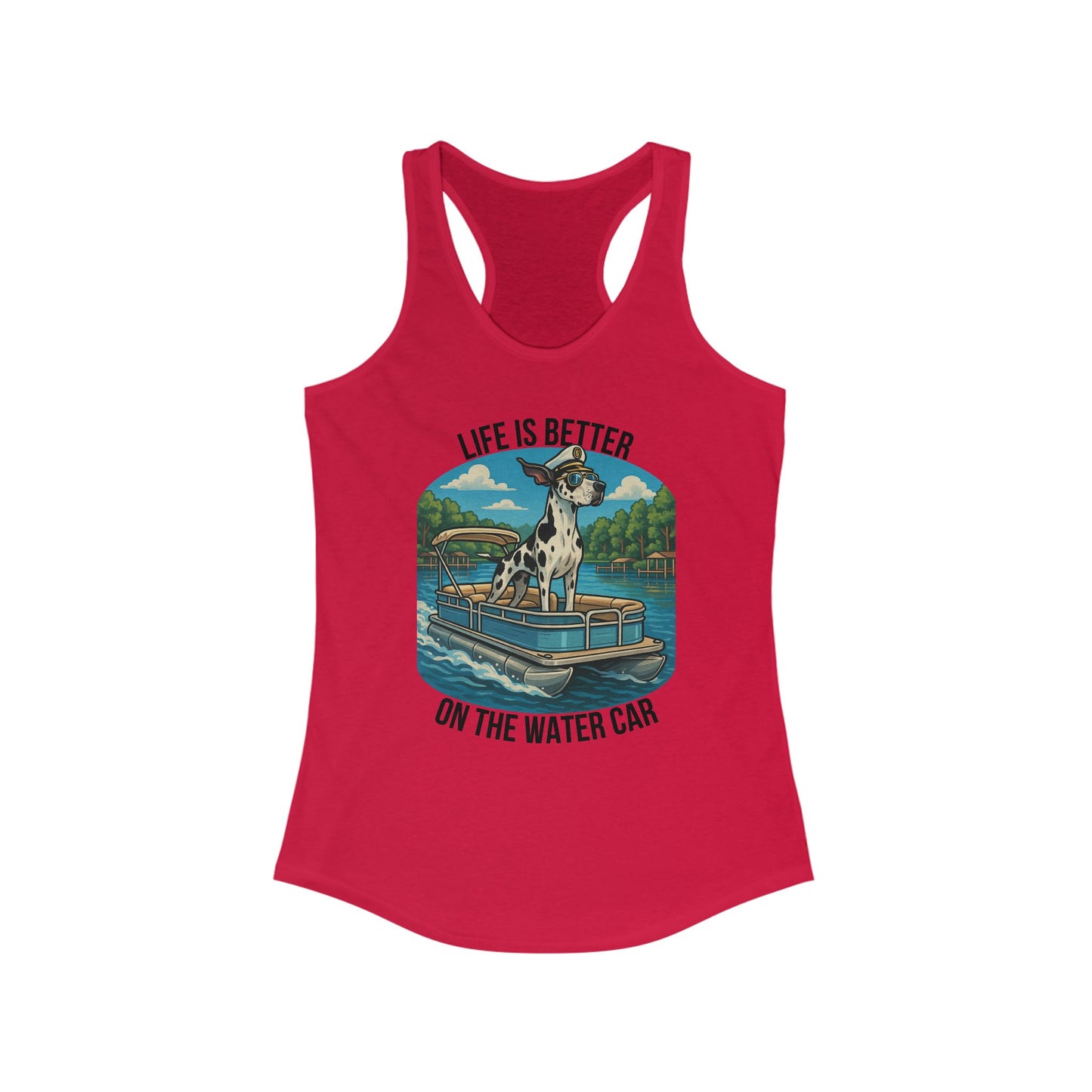 Water Car Women's Racerback Tank