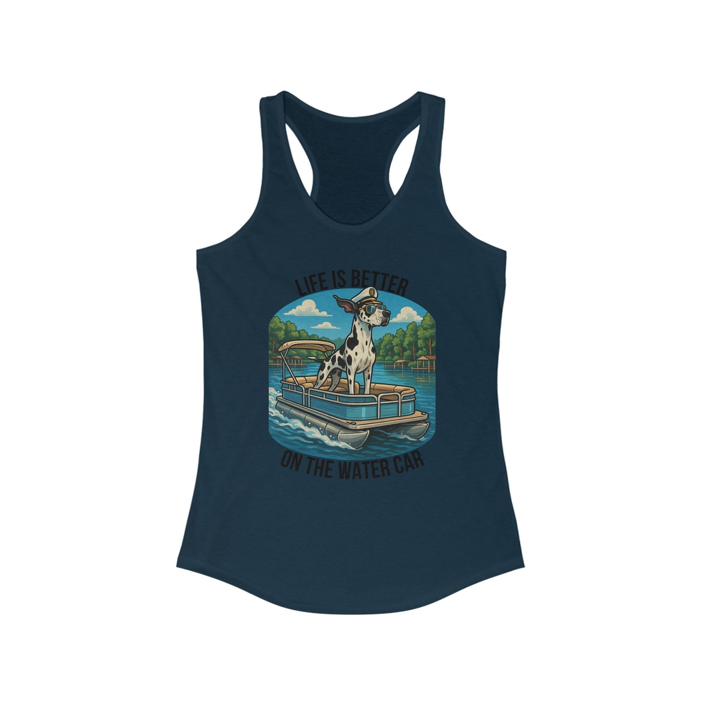 Water Car Women's Racerback Tank