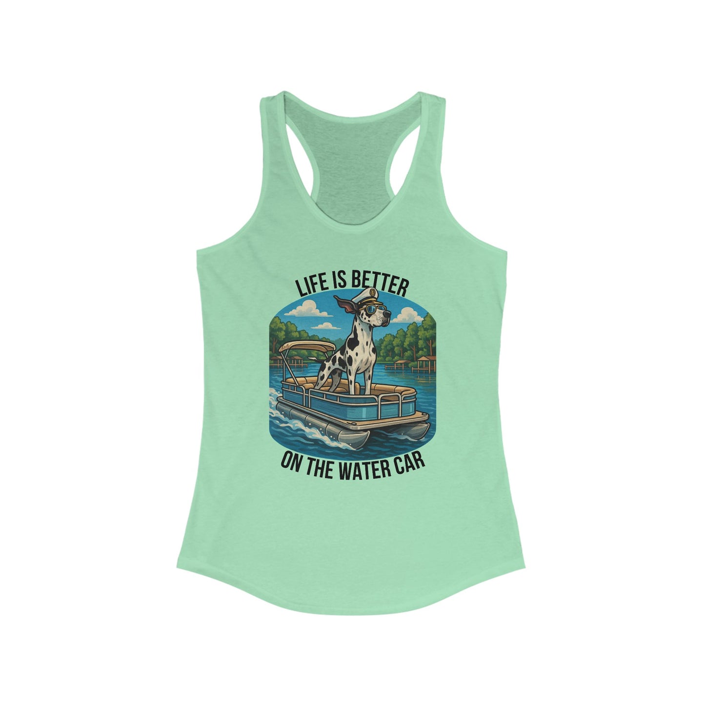 Water Car Women's Racerback Tank