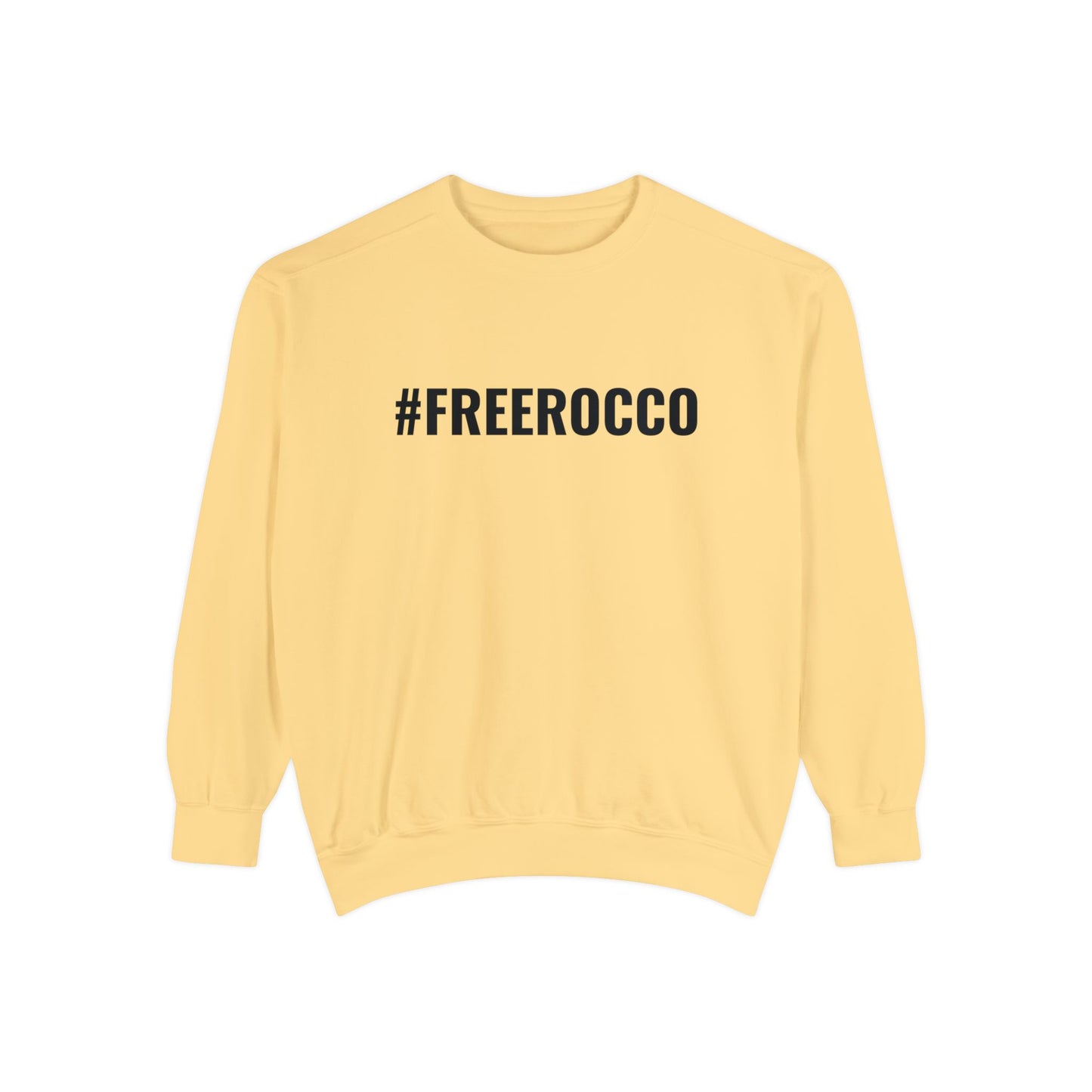 #FreeRocco Comfort Colors Sweatshirt