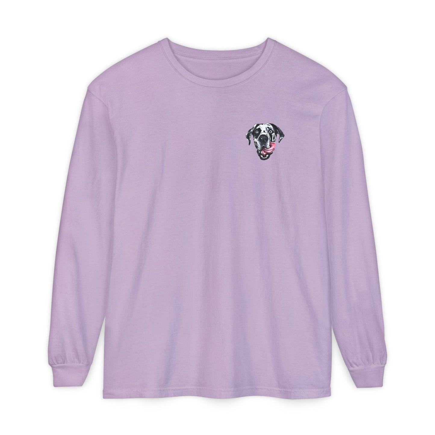 Rocco Head Comfort Colors Long Sleeve T-Shirt