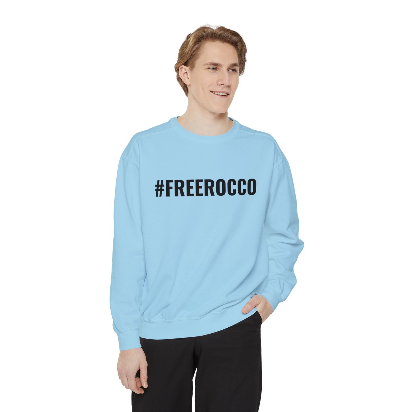 #FreeRocco Comfort Colors Sweatshirt