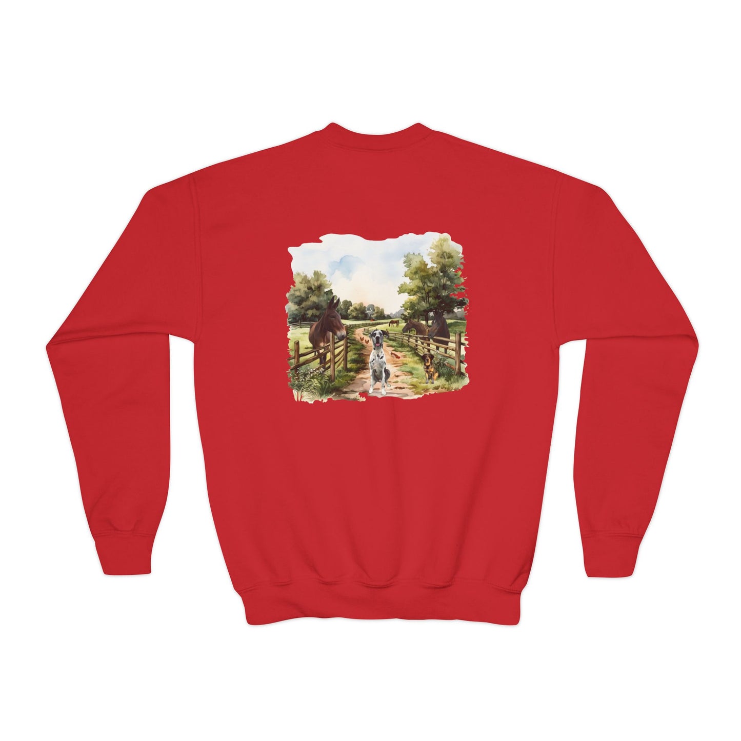 Rocco and Fam Youth Crewneck Sweatshirt
