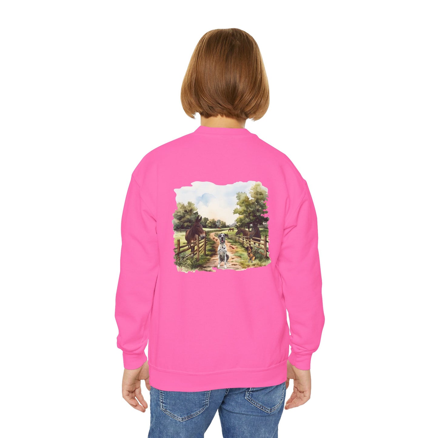 Rocco and Fam Youth Crewneck Sweatshirt