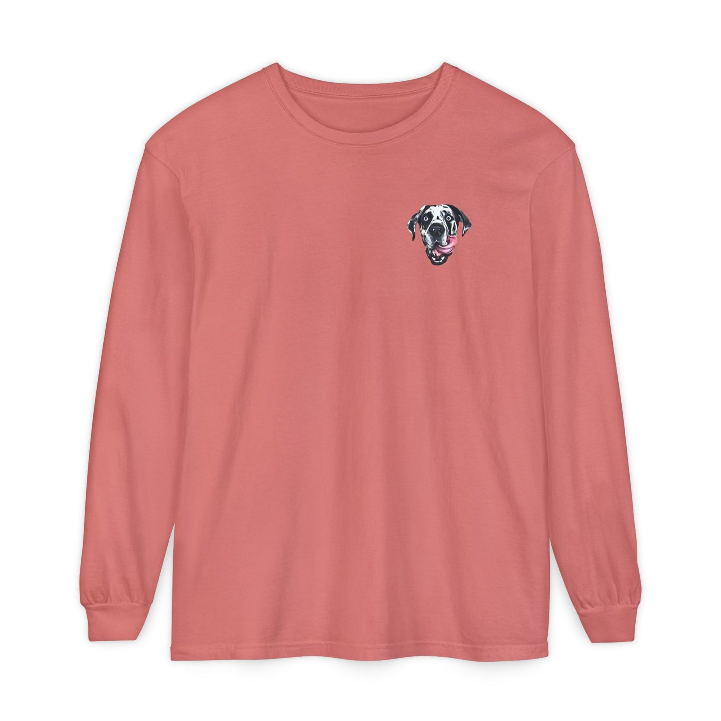 Rocco Head Comfort Colors Long Sleeve T-Shirt