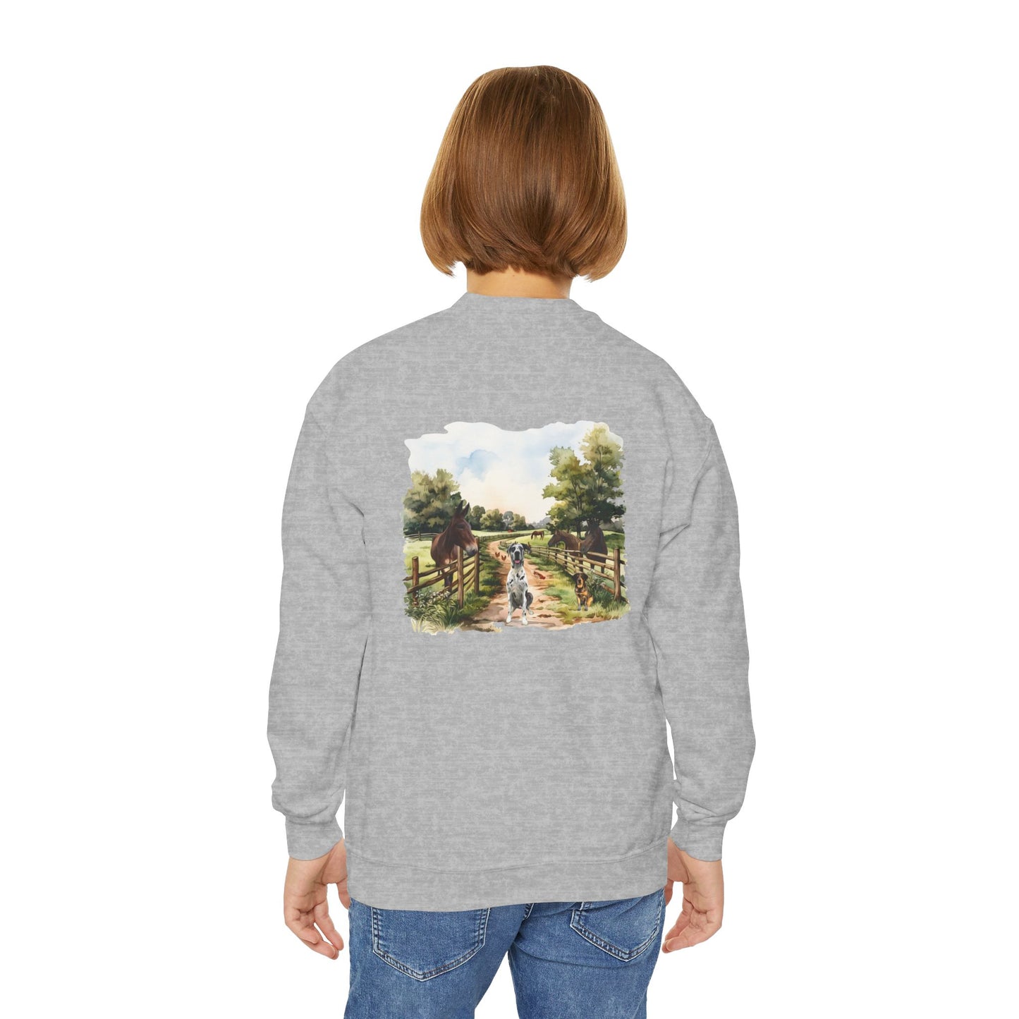 Rocco and Fam Youth Crewneck Sweatshirt