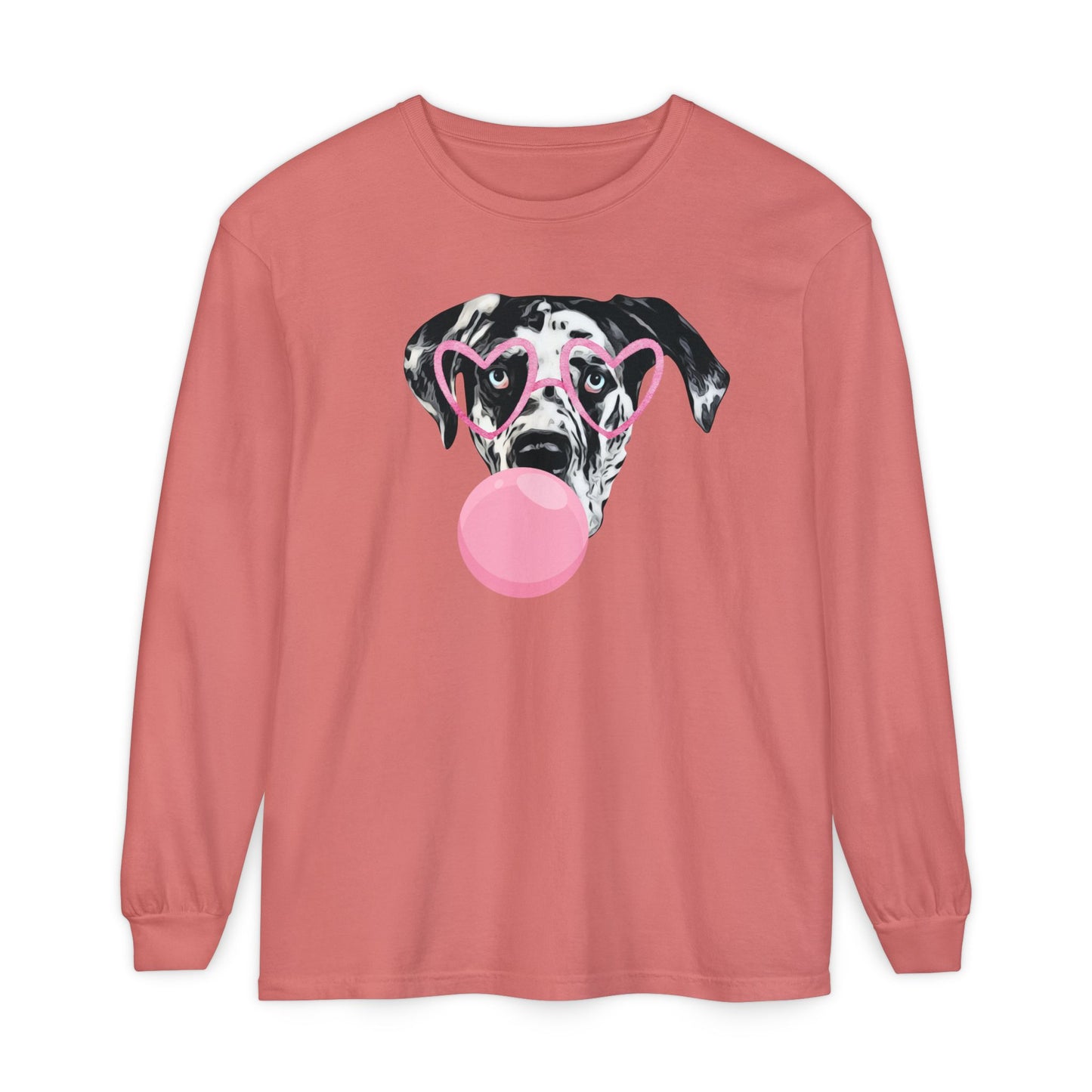 Bubblegum Rocco Comfort Colors Long Sleeve T-Shirt