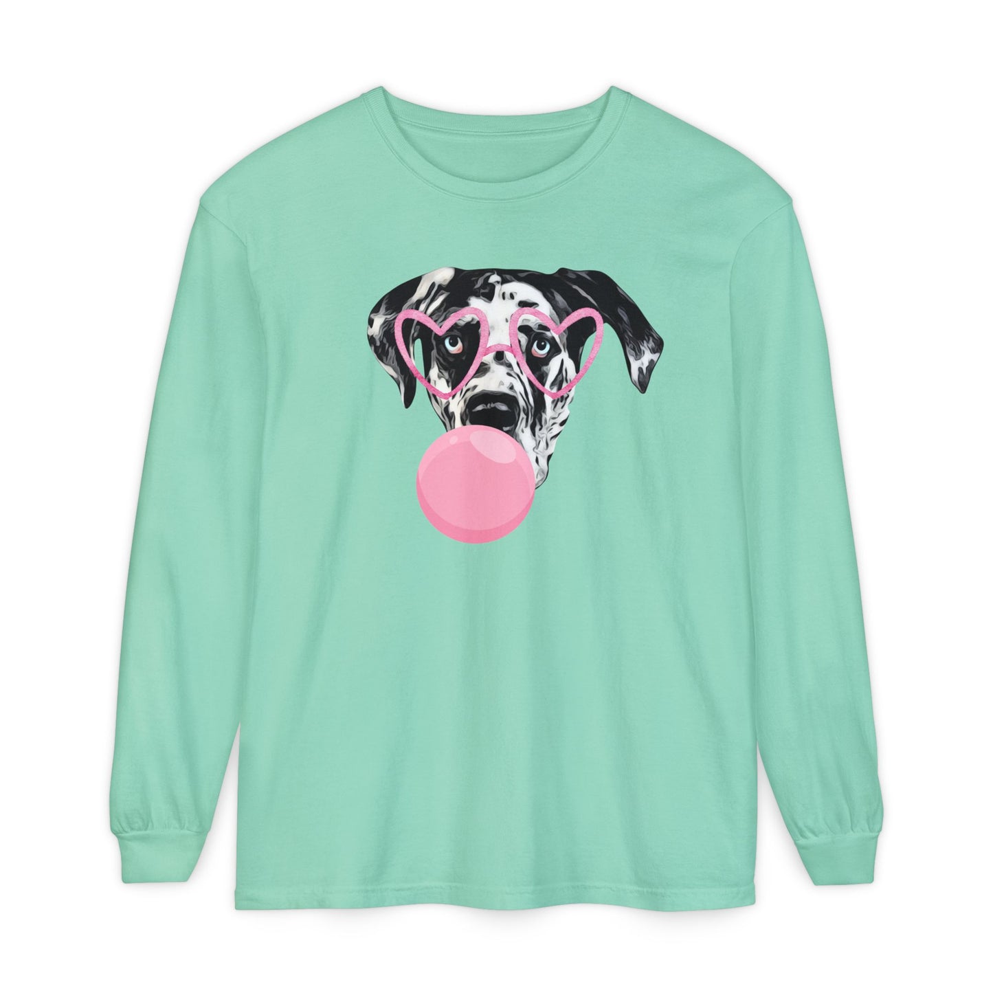 Bubblegum Rocco Comfort Colors Long Sleeve T-Shirt