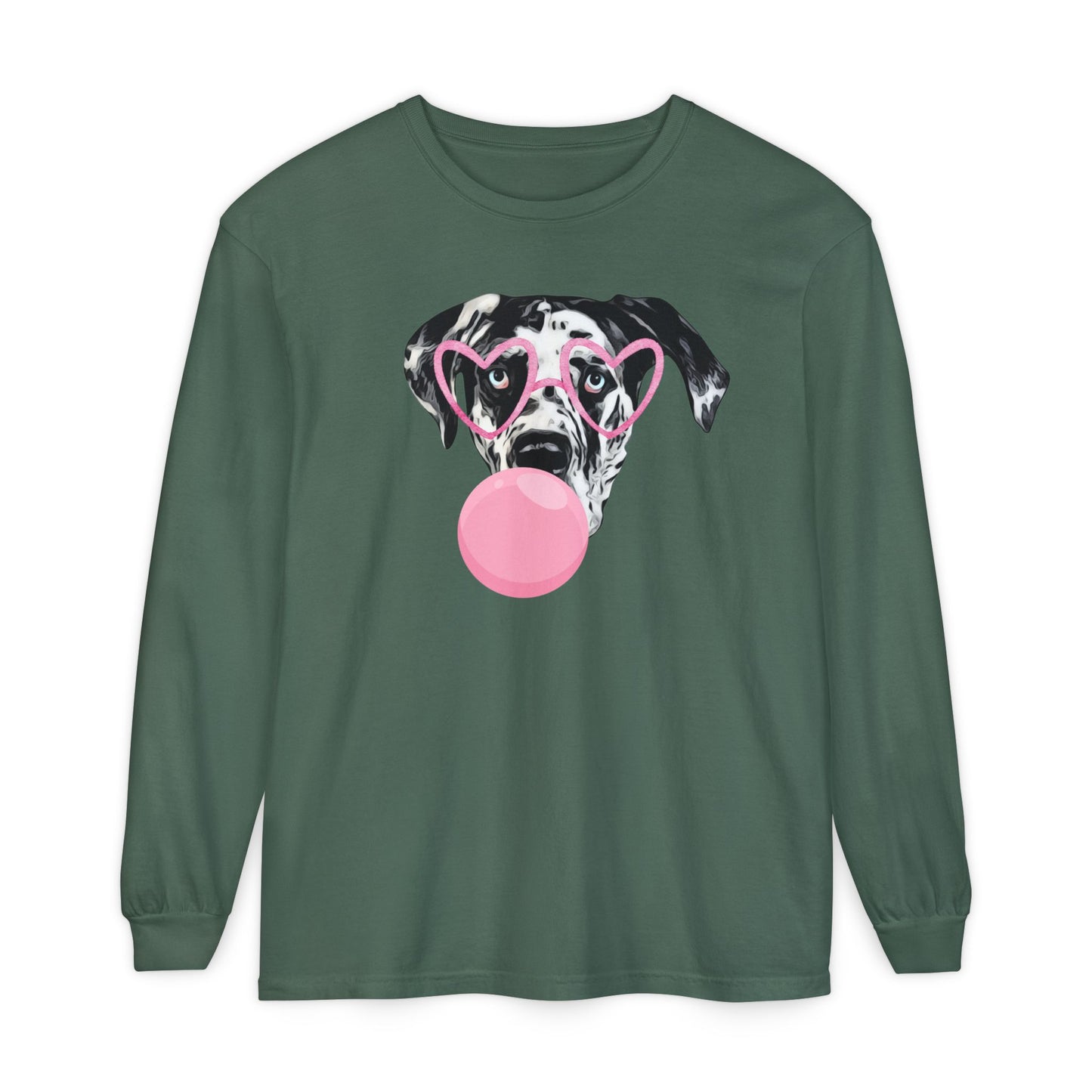 Bubblegum Rocco Comfort Colors Long Sleeve T-Shirt