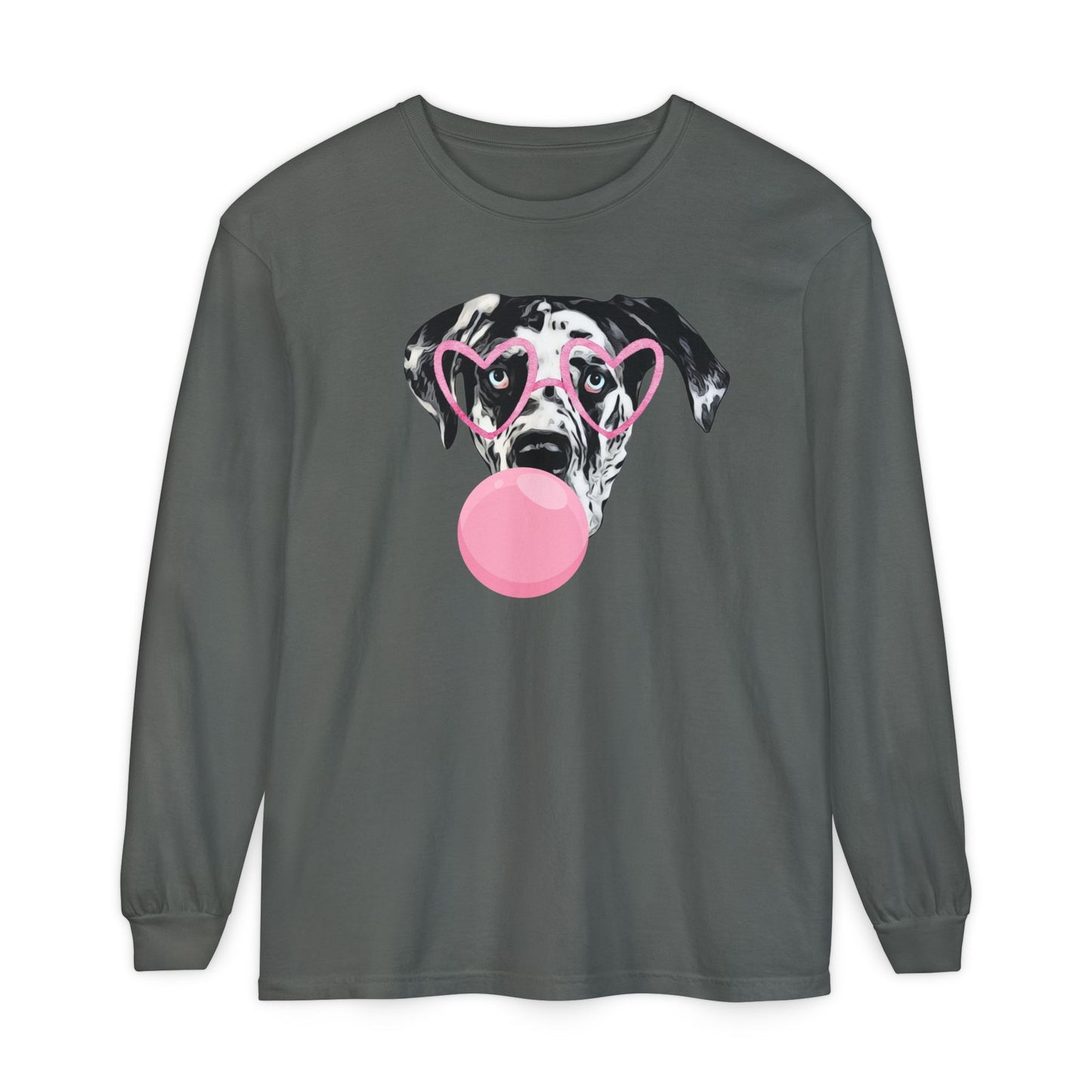 Bubblegum Rocco Comfort Colors Long Sleeve T-Shirt