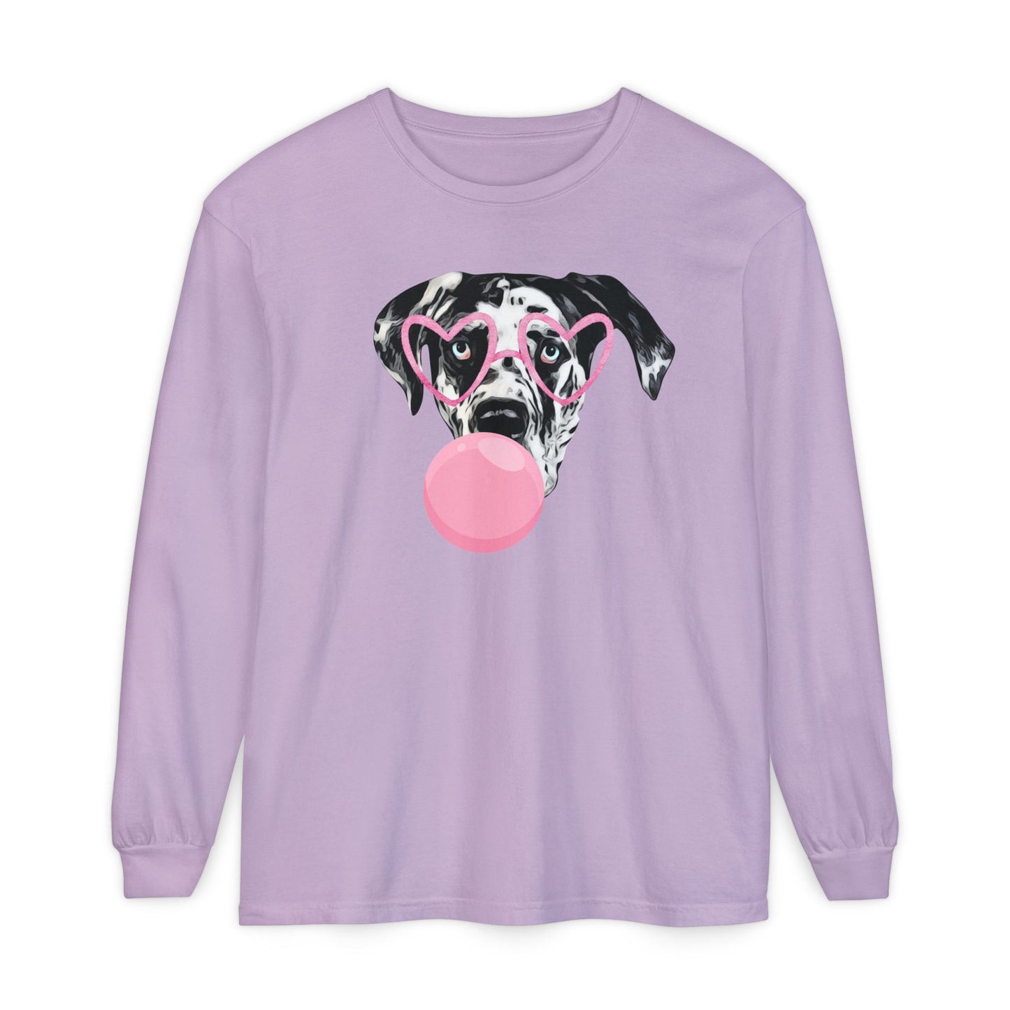 Bubblegum Rocco Comfort Colors Long Sleeve T-Shirt