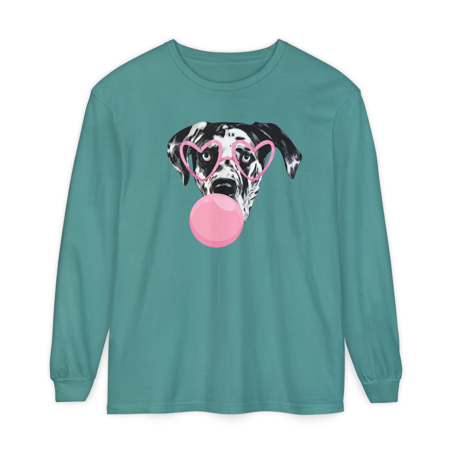Bubblegum Rocco Comfort Colors Long Sleeve T-Shirt