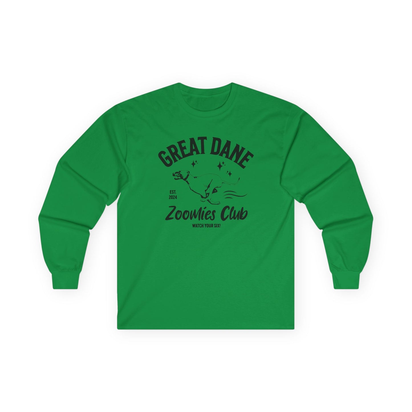 Zoomies Club Cotton Long Sleeve Tee