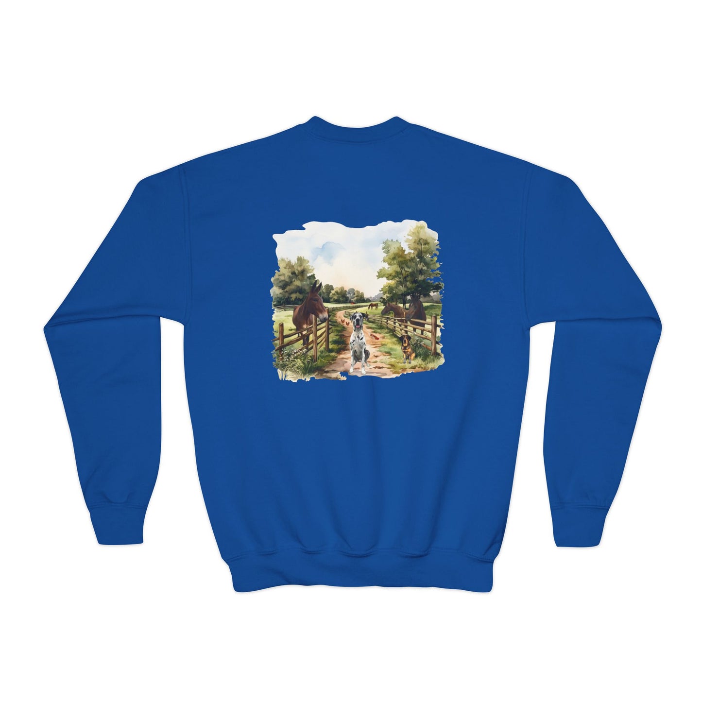 Rocco and Fam Youth Crewneck Sweatshirt