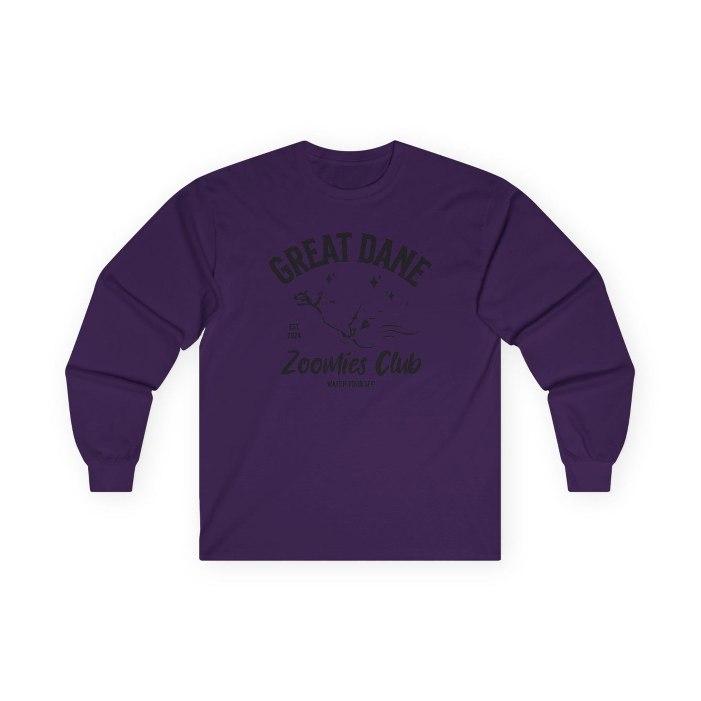 Zoomies Club Cotton Long Sleeve Tee