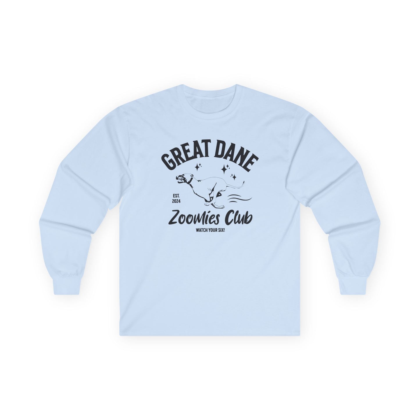 Zoomies Club Cotton Long Sleeve Tee