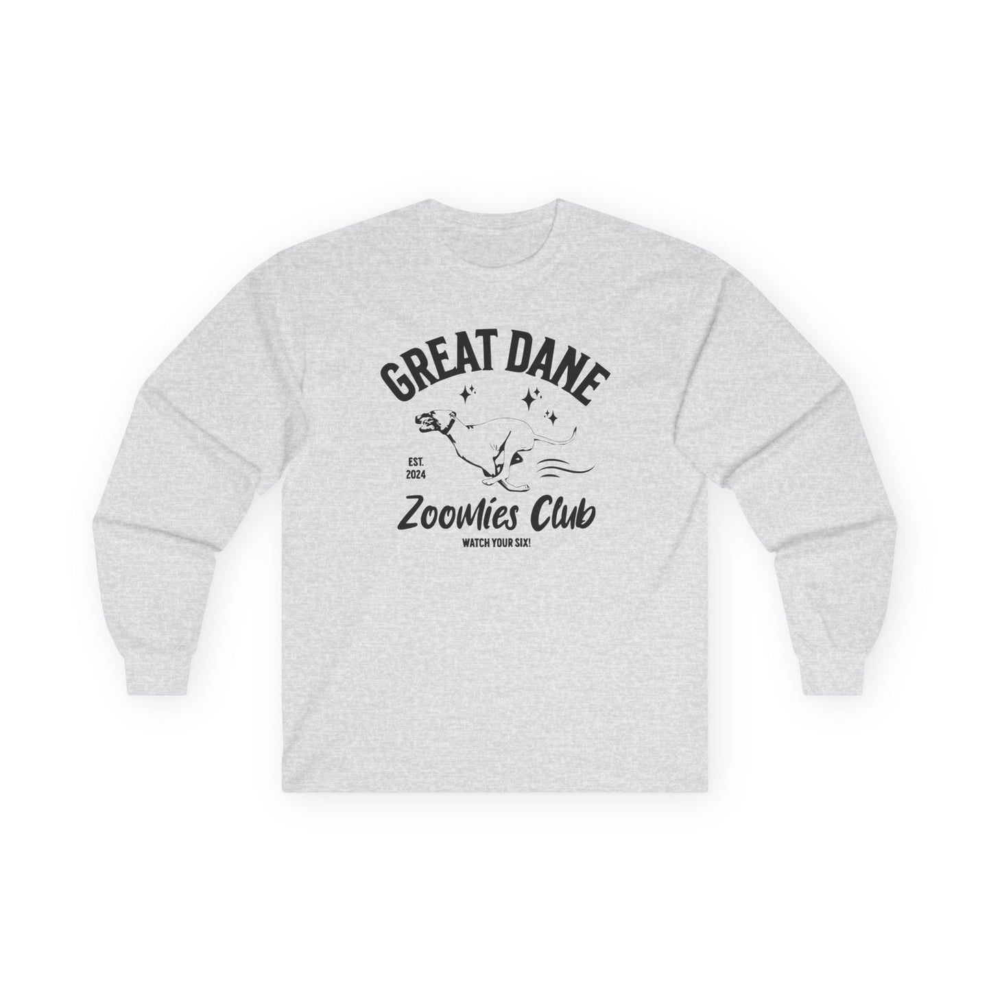 Zoomies Club Cotton Long Sleeve Tee
