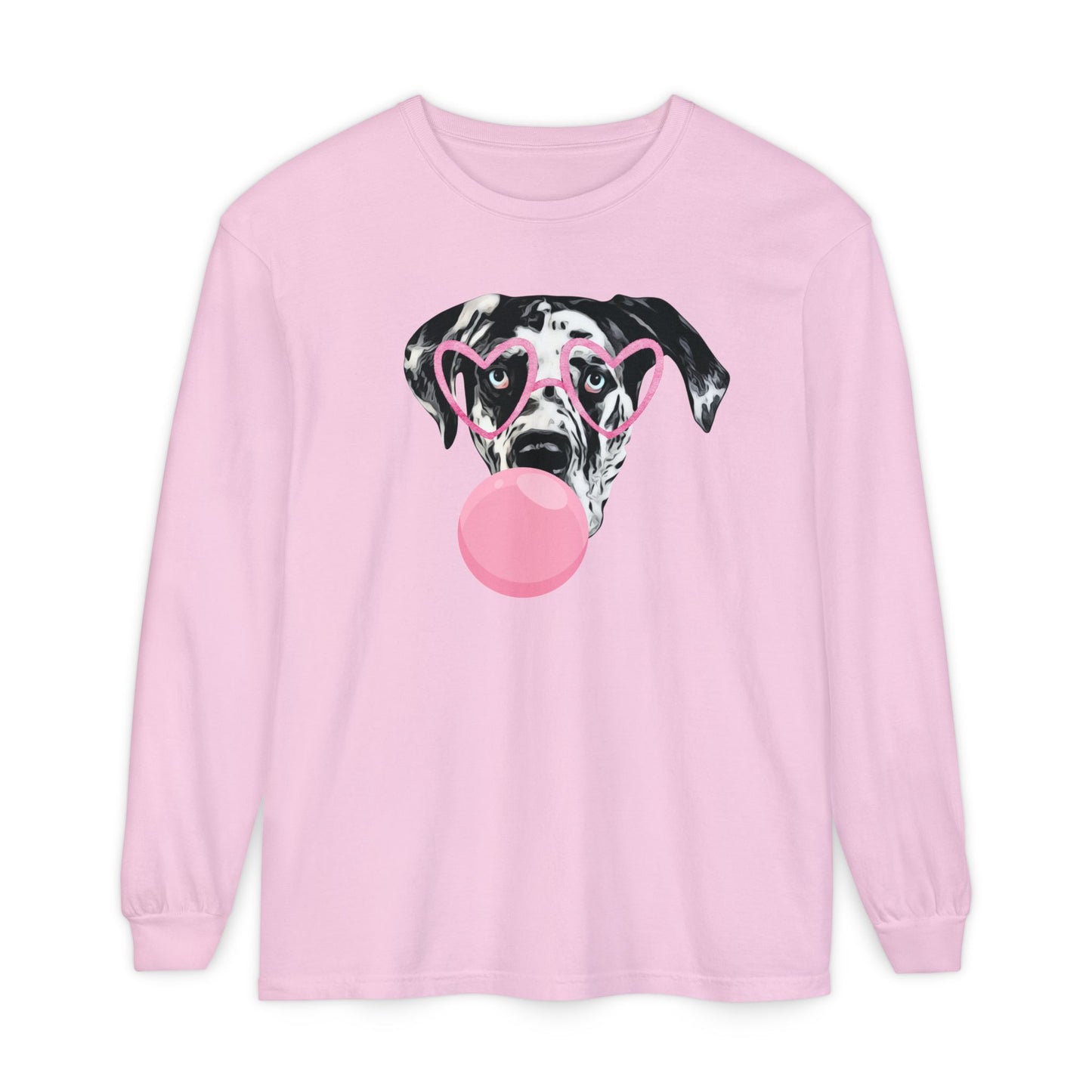 Bubblegum Rocco Comfort Colors Long Sleeve T-Shirt