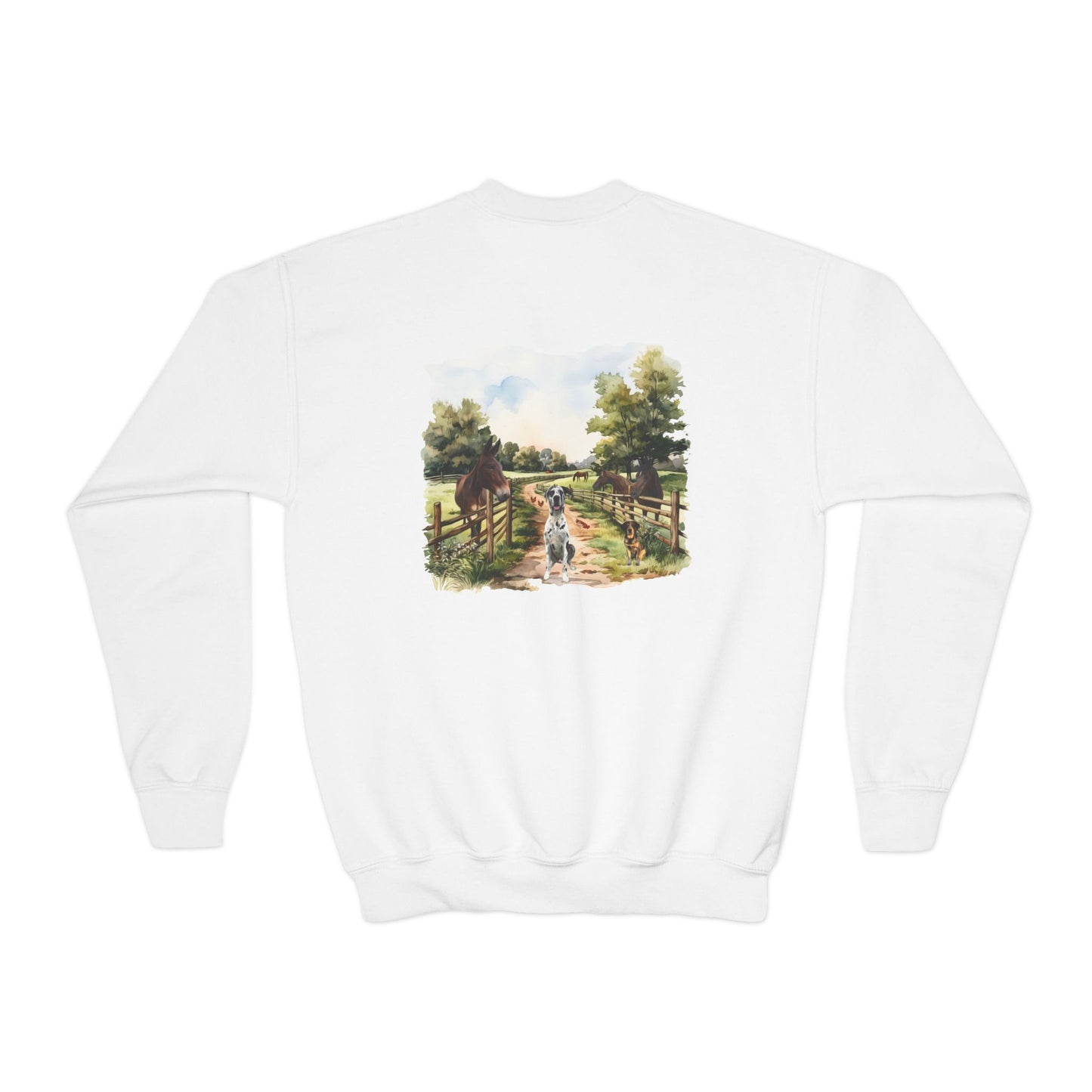 Rocco and Fam Youth Crewneck Sweatshirt
