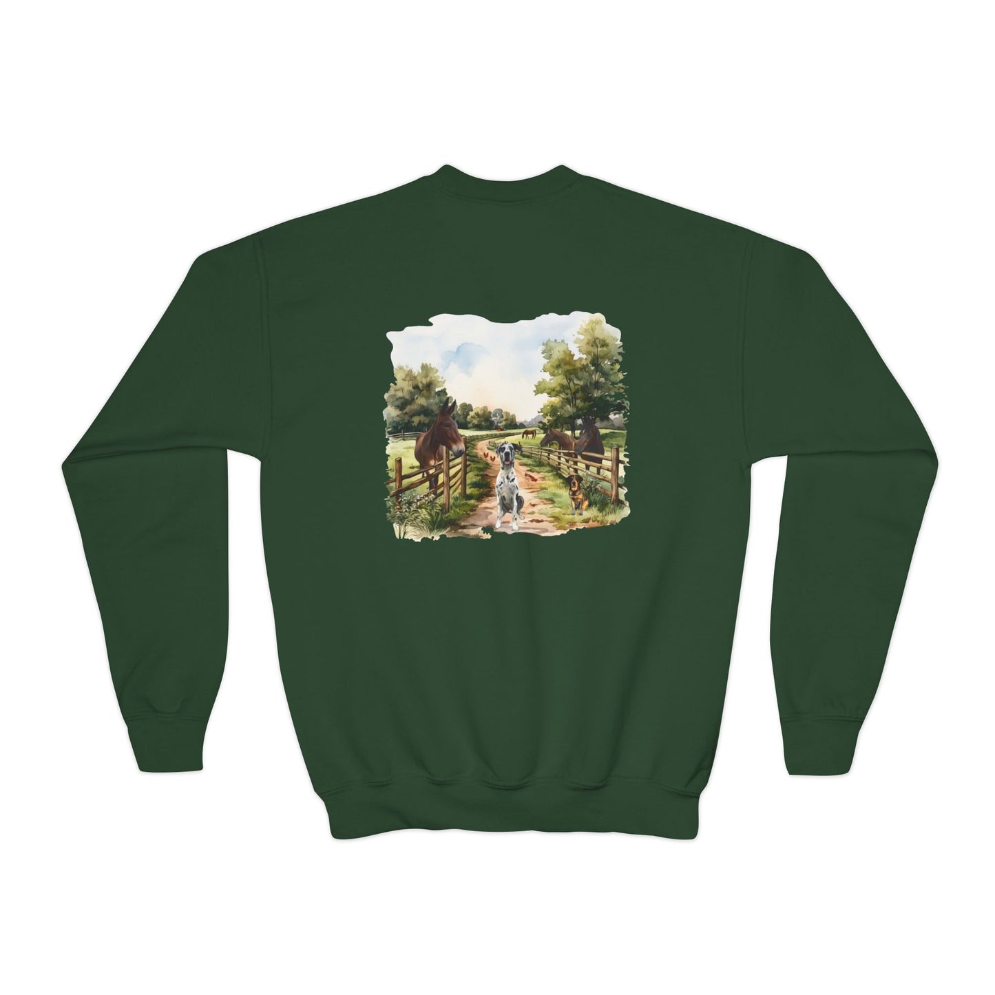 Rocco and Fam Youth Crewneck Sweatshirt
