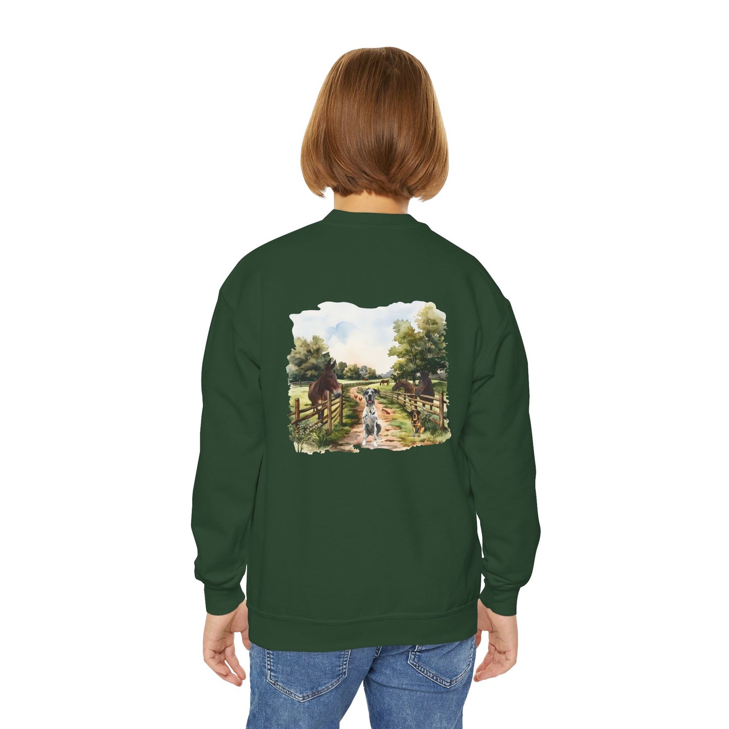 Rocco and Fam Youth Crewneck Sweatshirt