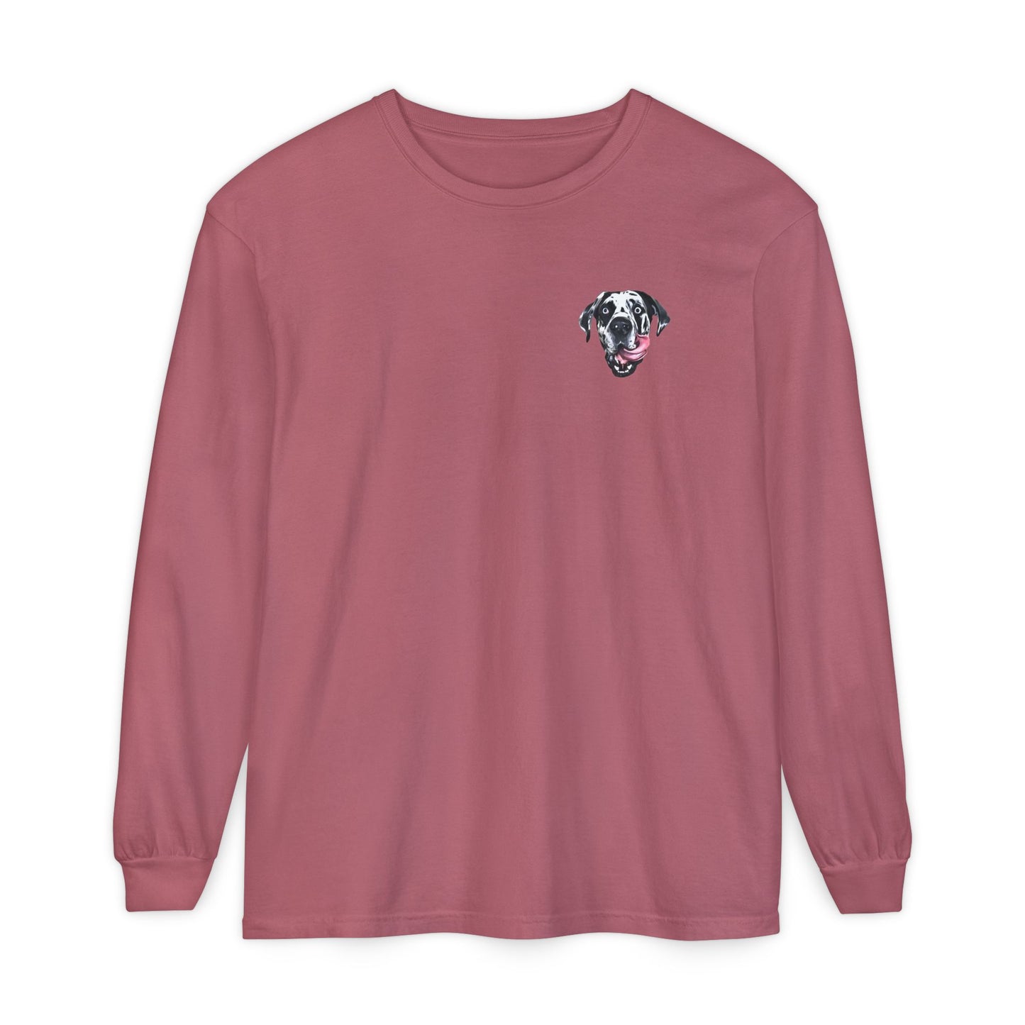 Rocco Head Comfort Colors Long Sleeve T-Shirt