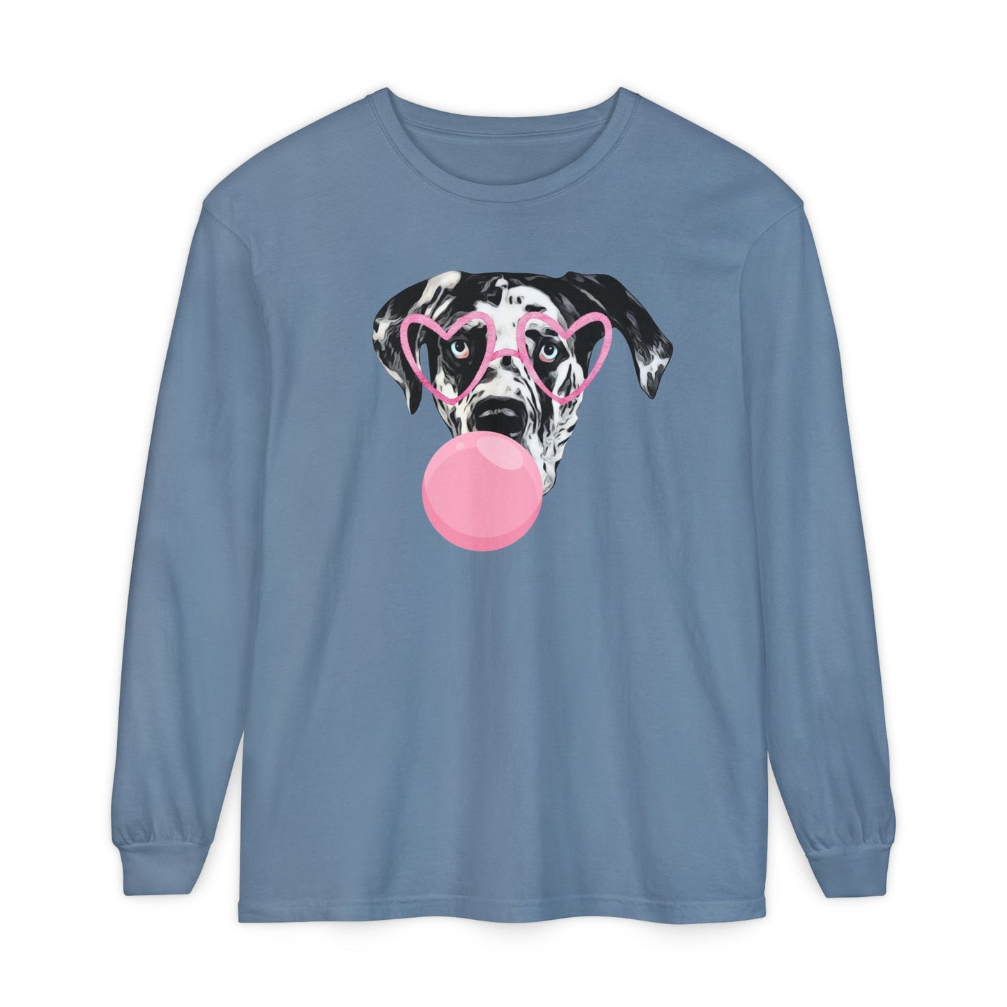 Bubblegum Rocco Comfort Colors Long Sleeve T-Shirt