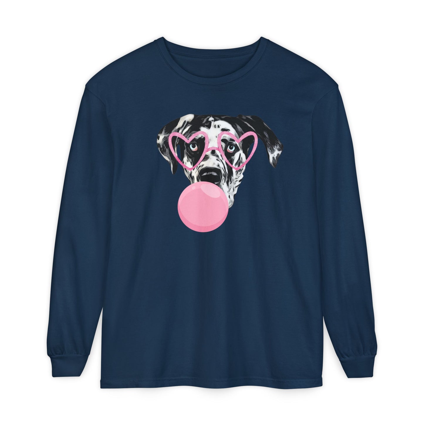 Bubblegum Rocco Comfort Colors Long Sleeve T-Shirt