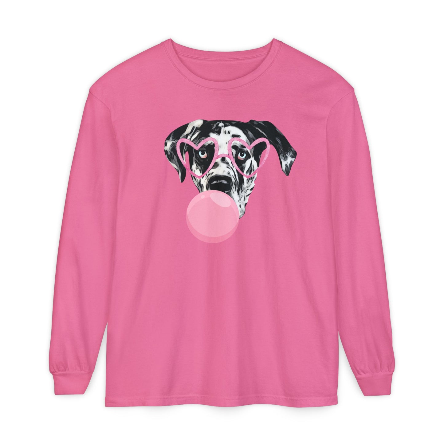 Bubblegum Rocco Comfort Colors Long Sleeve T-Shirt