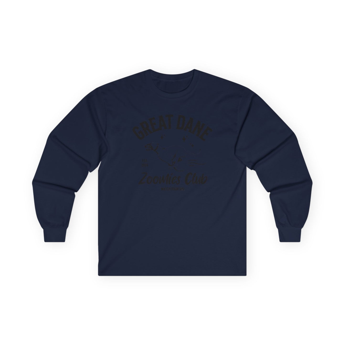 Zoomies Club Cotton Long Sleeve Tee