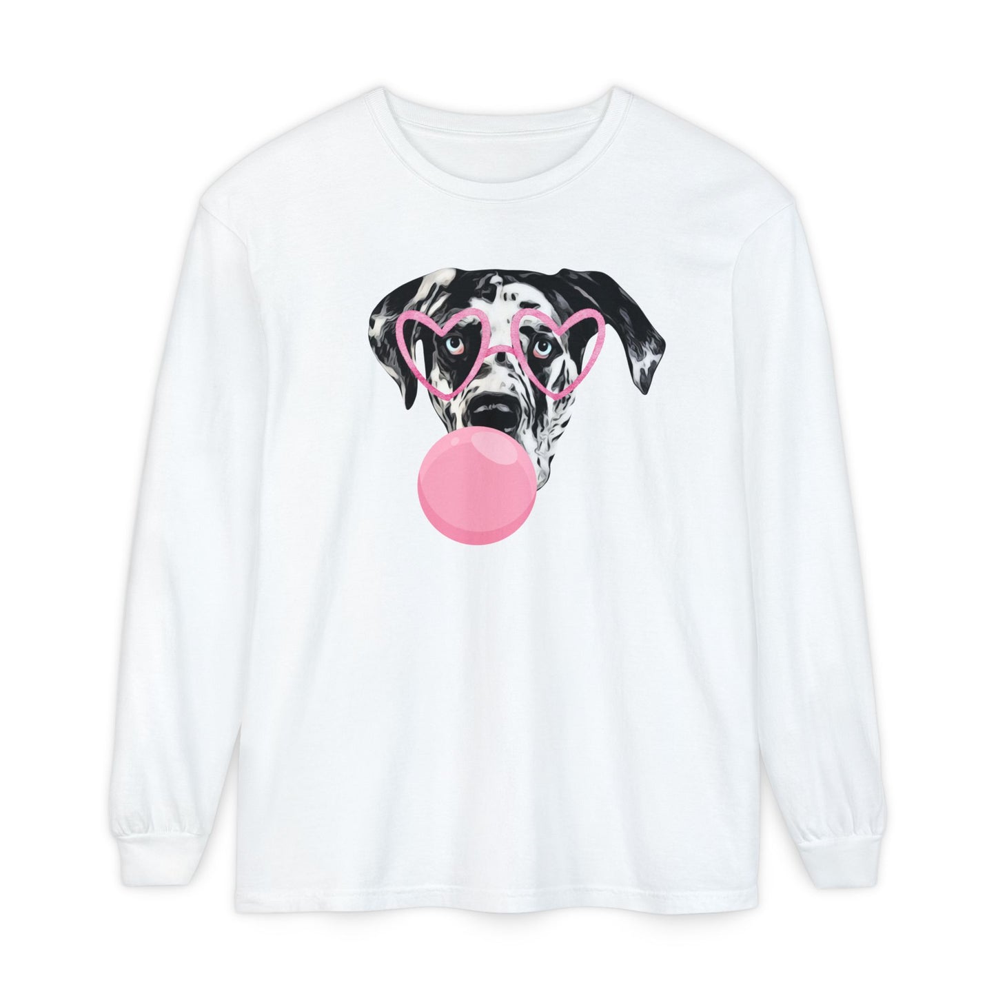 Bubblegum Rocco Comfort Colors Long Sleeve T-Shirt