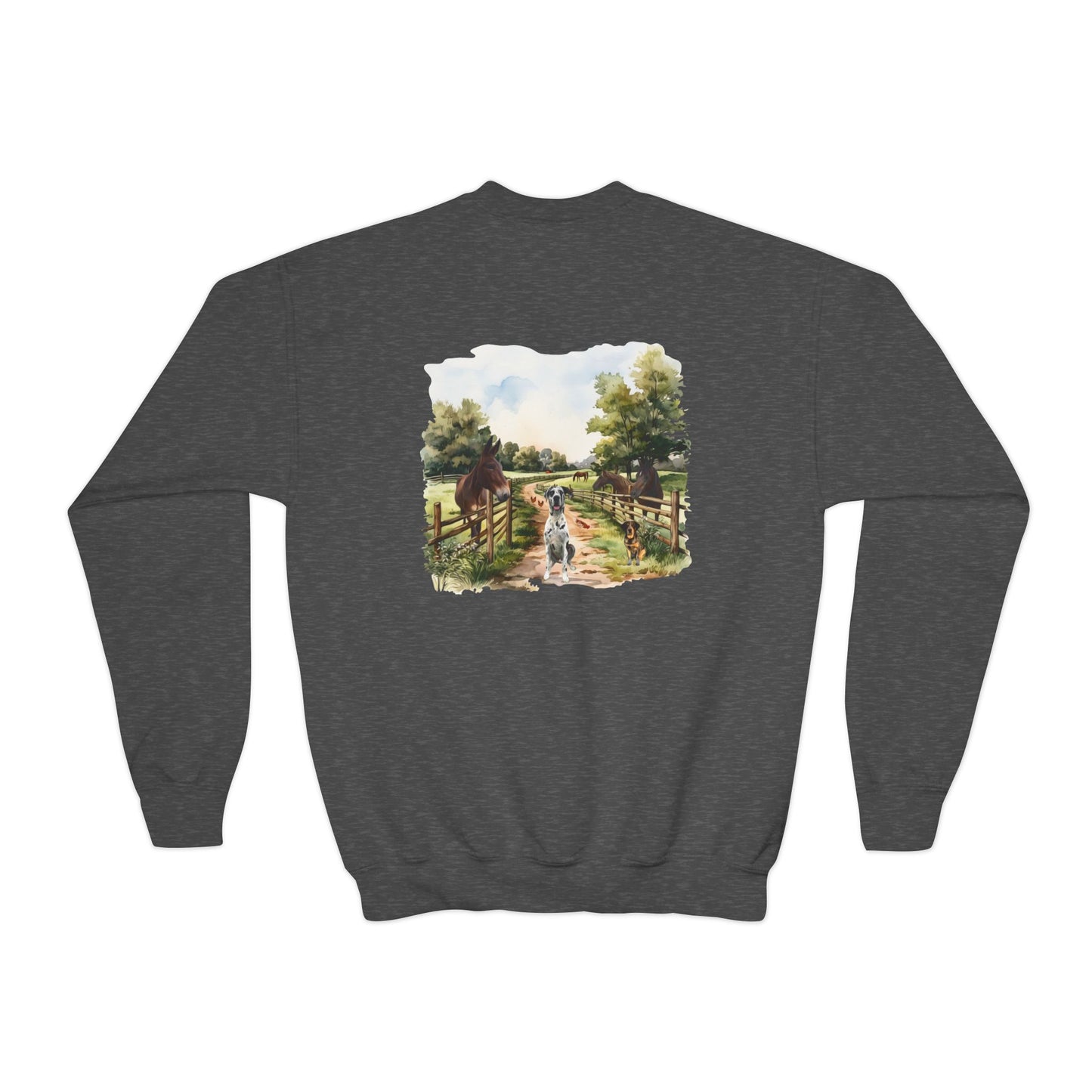 Rocco and Fam Youth Crewneck Sweatshirt